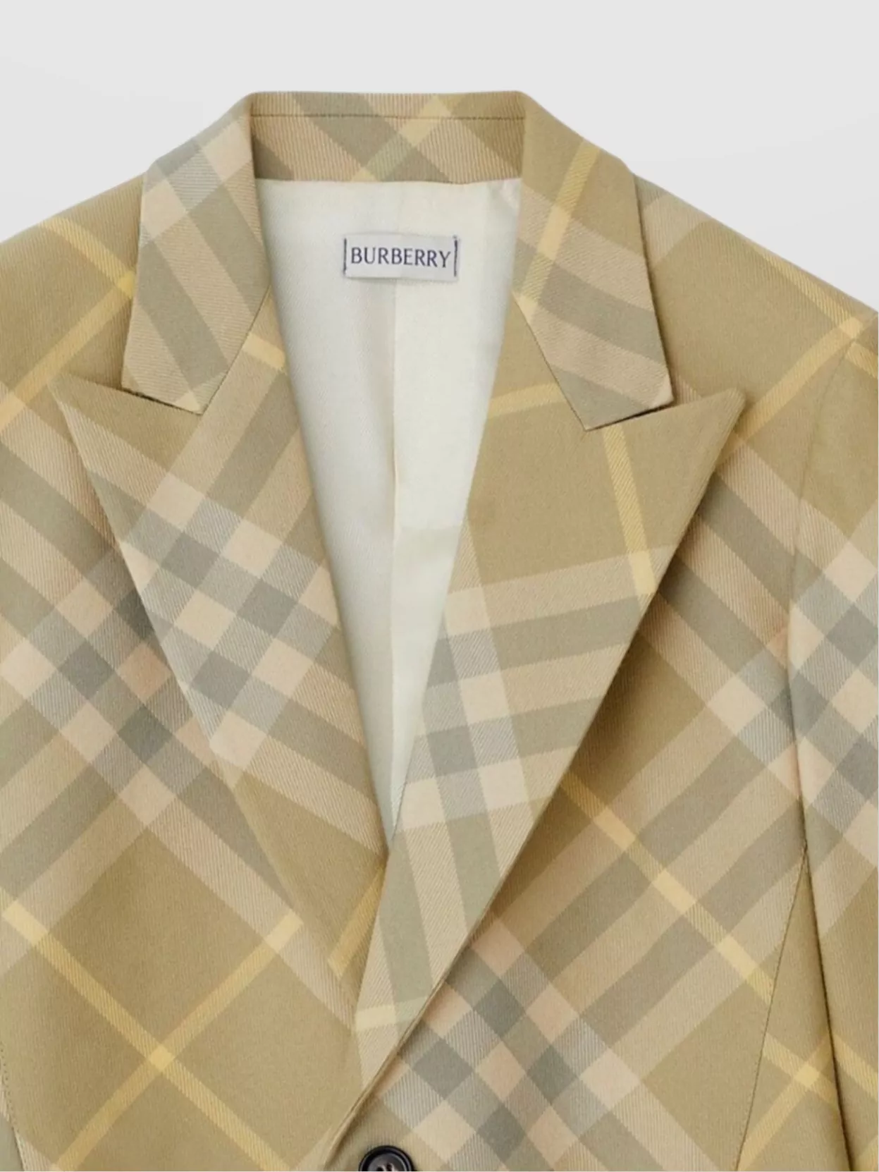 Burberry Wool Single-Breasted Blazer Jacket