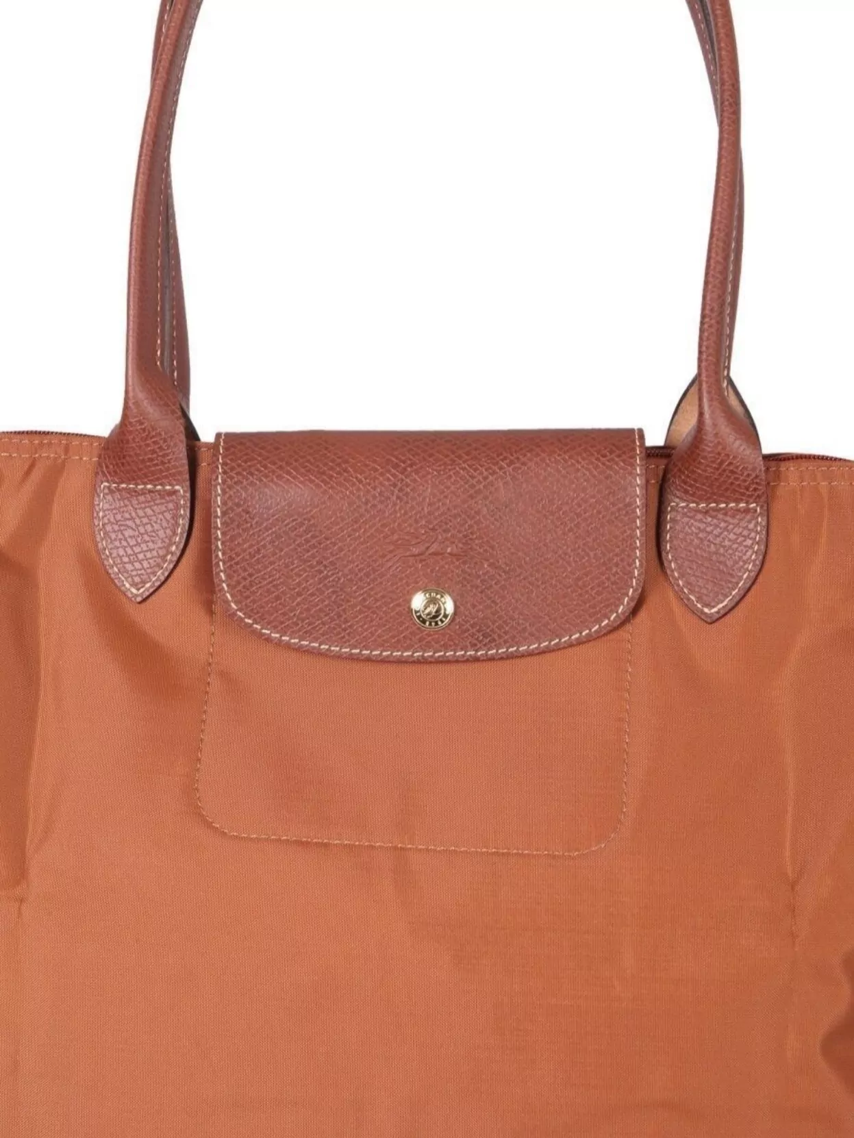 Longchamp Large Leather Double Handle Shoulder Bag