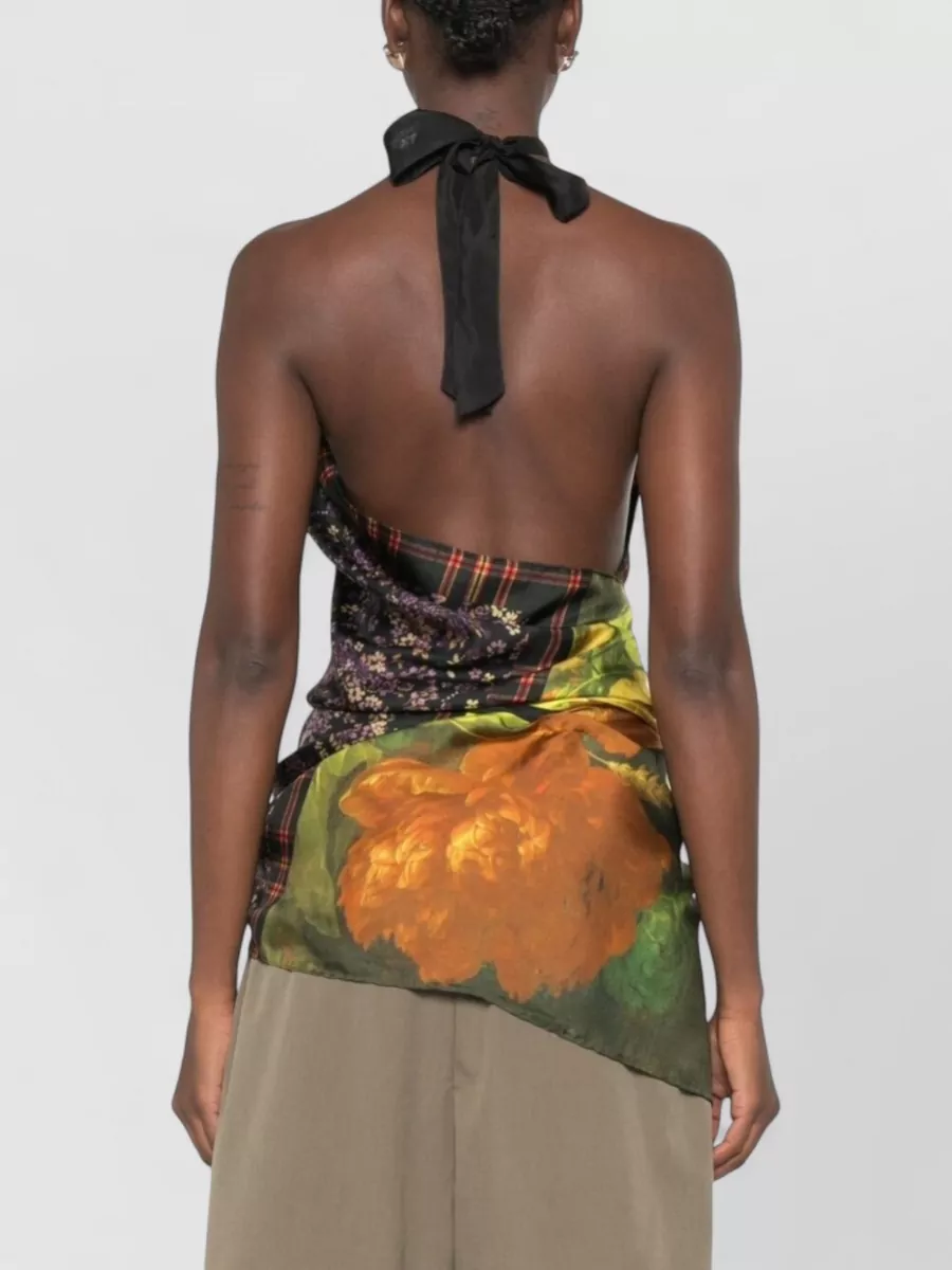 Dries Van Noten Silk Sleeveless Bodysuit