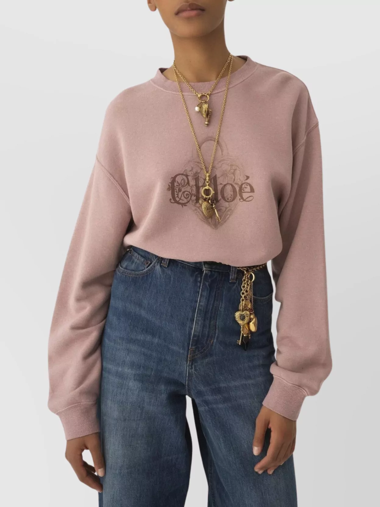 Chloé Large Logo Knit Sweater