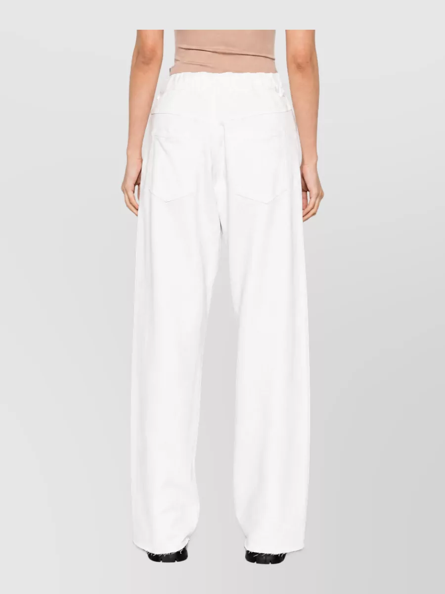 Mm6 Maison Margiela Denim Straight-Leg Trousers