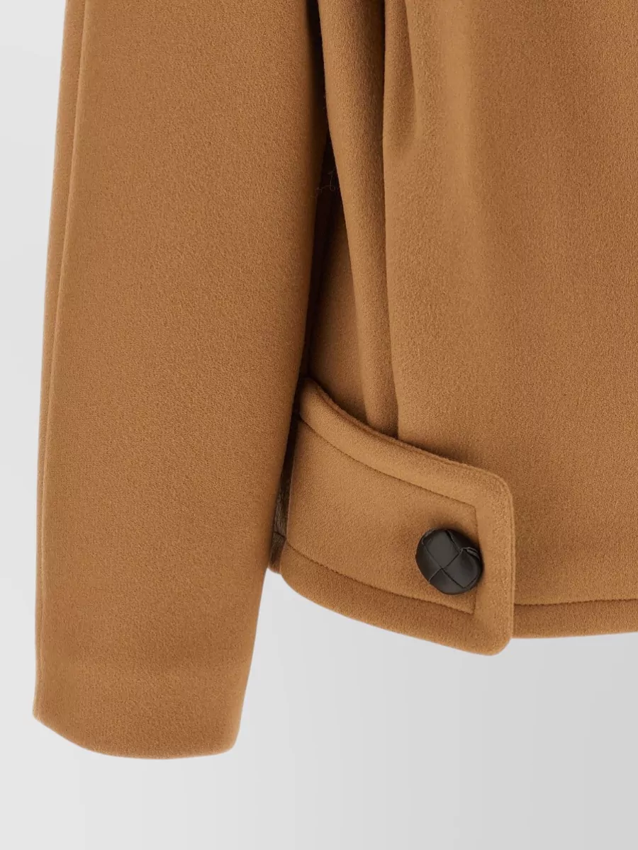 Stella Mccartney Wool Double-Breasted Short Coat