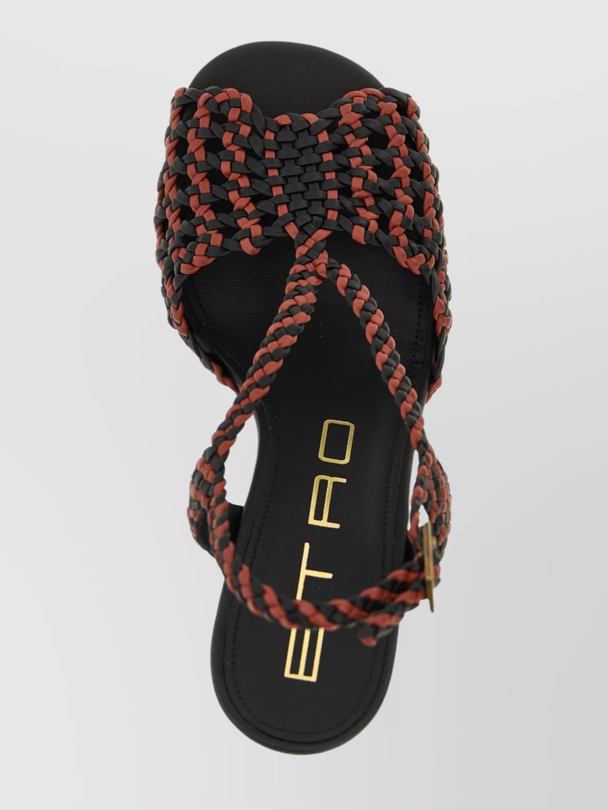Etro Braided Strappy Sandals Open Toe