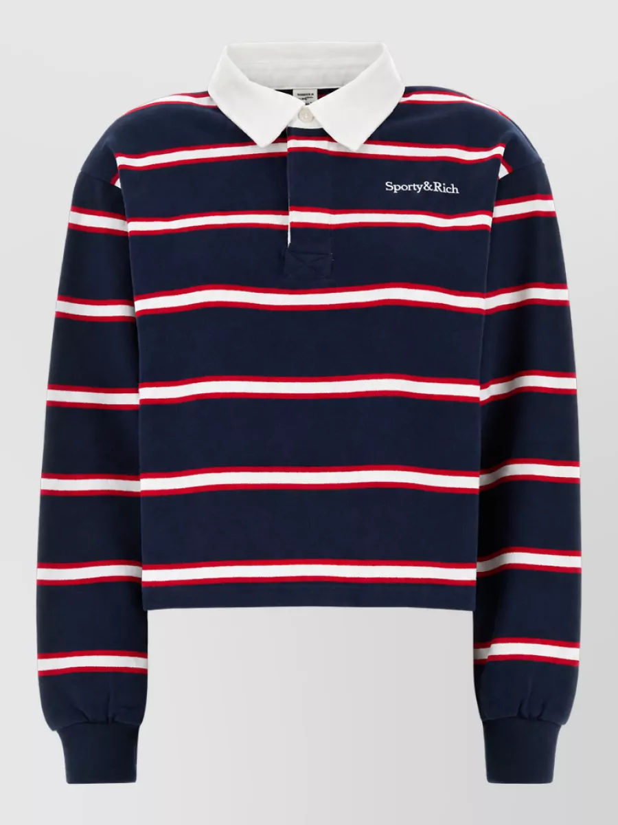 Sporty & Rich cotton polo shirt