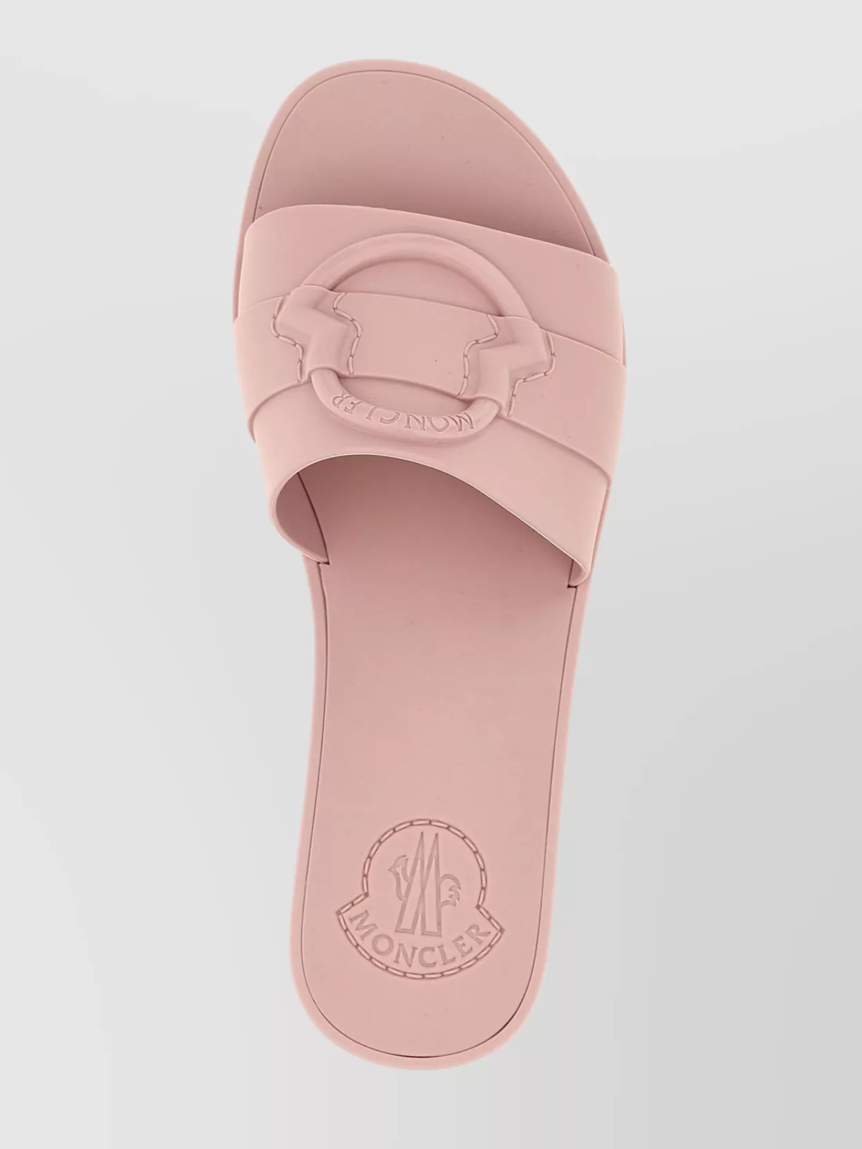 MONCLER SLIDE FLAT SOLE OPEN TOE 