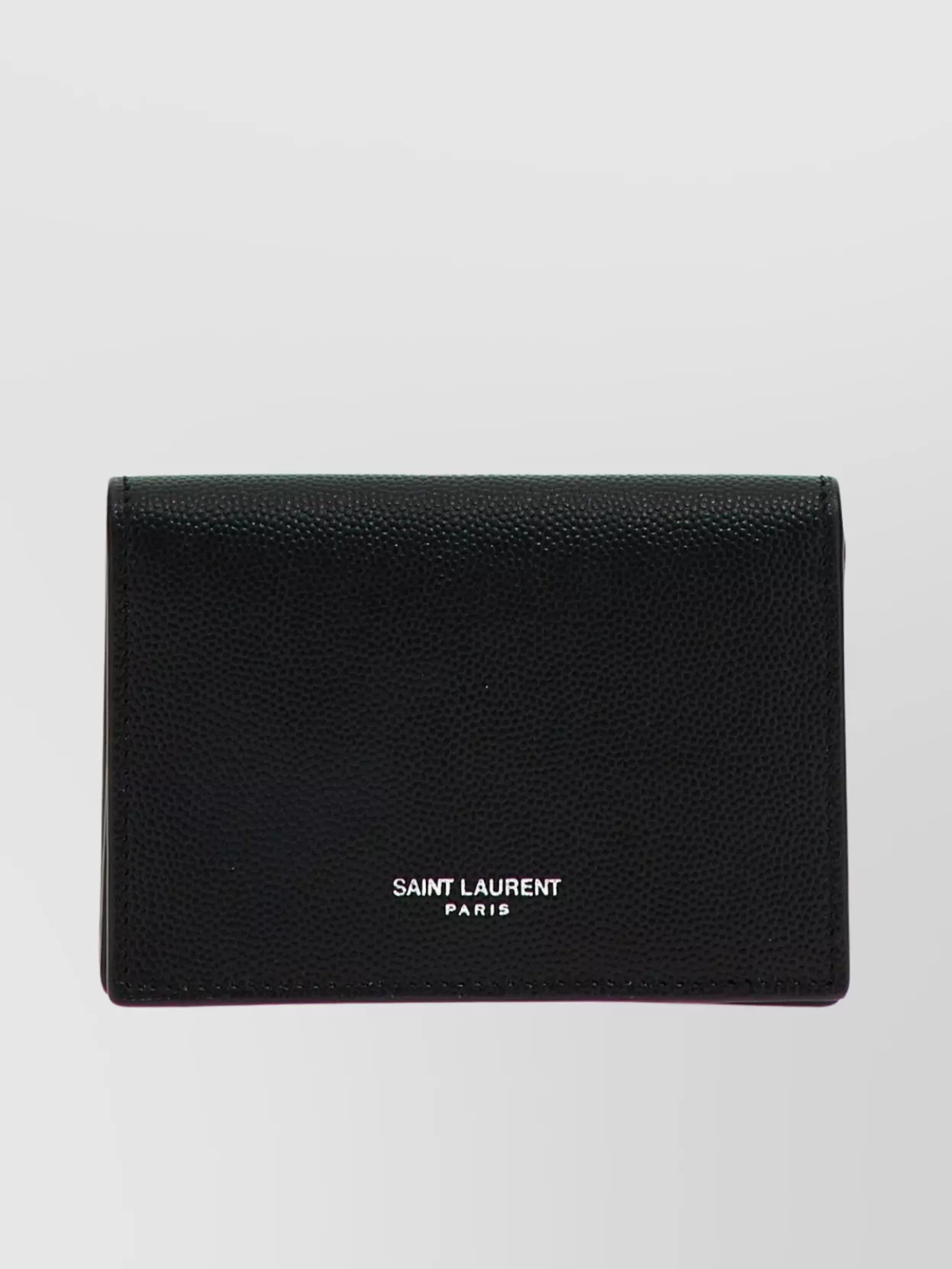 Saint Laurent Paris Business Card Holder In Black