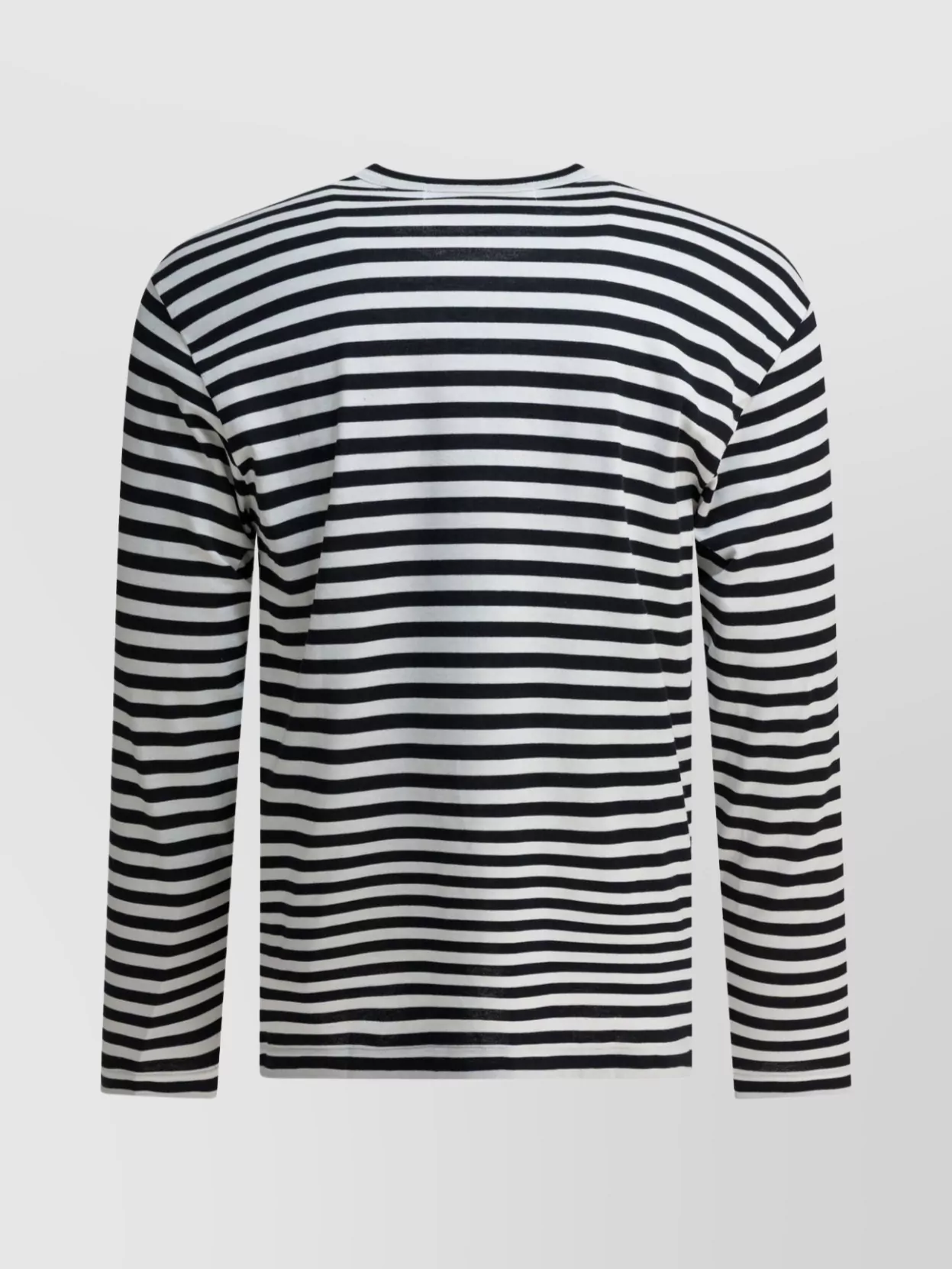 Comme Des Garçons Play Long Sleeve Striped Crew Neck T-Shirt