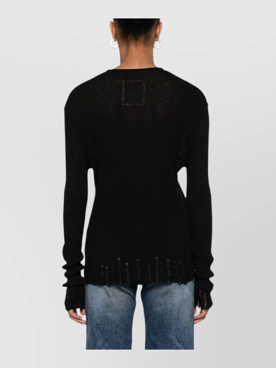 Uma Wang Alpaca Wool Roll Neck Sweater
