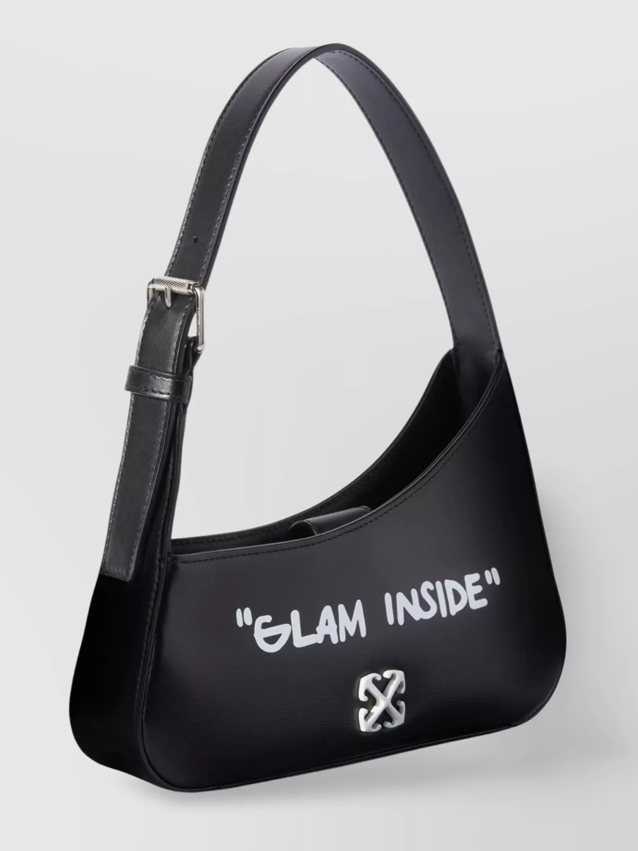Off-white Asymmetric Arrow Motif Shoulder Bag