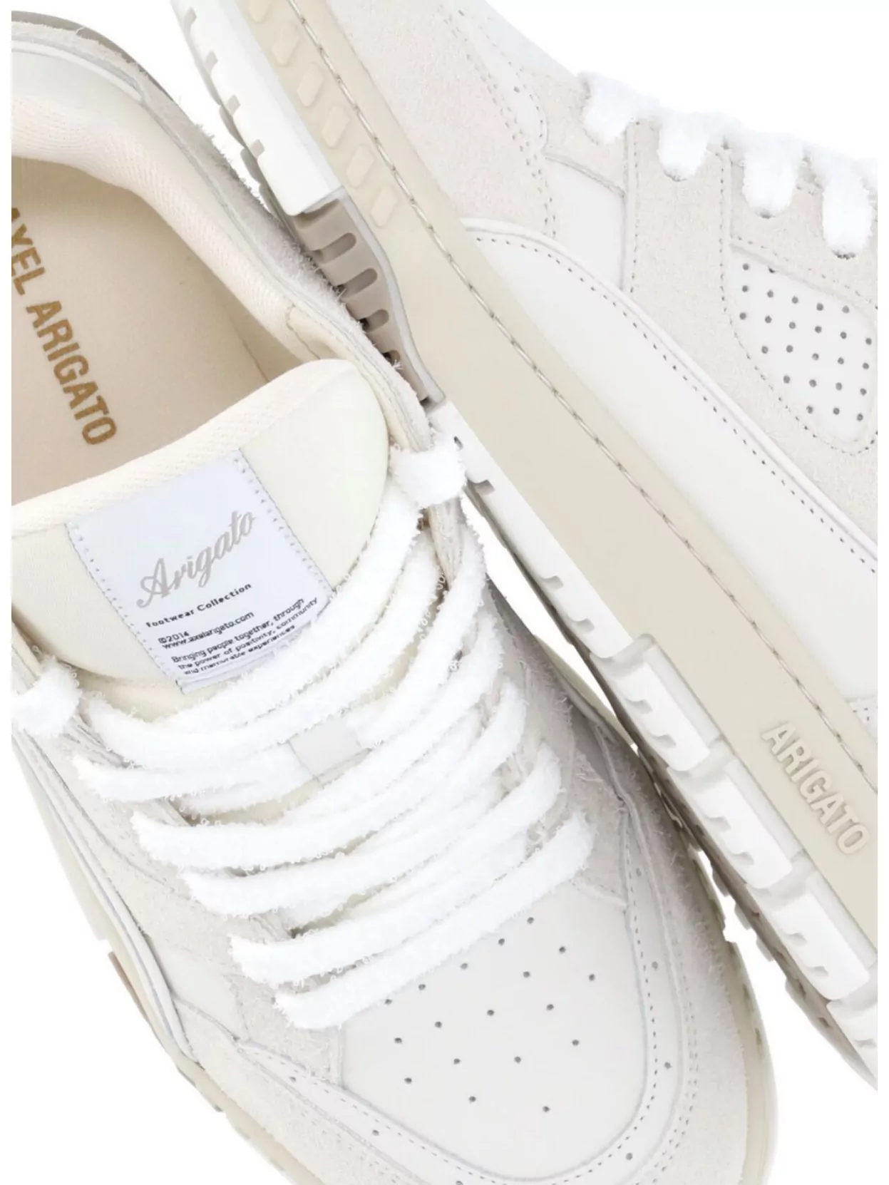 Axel Arigato Breathable Round Toe Sneakers In Leather And Tech Fabric