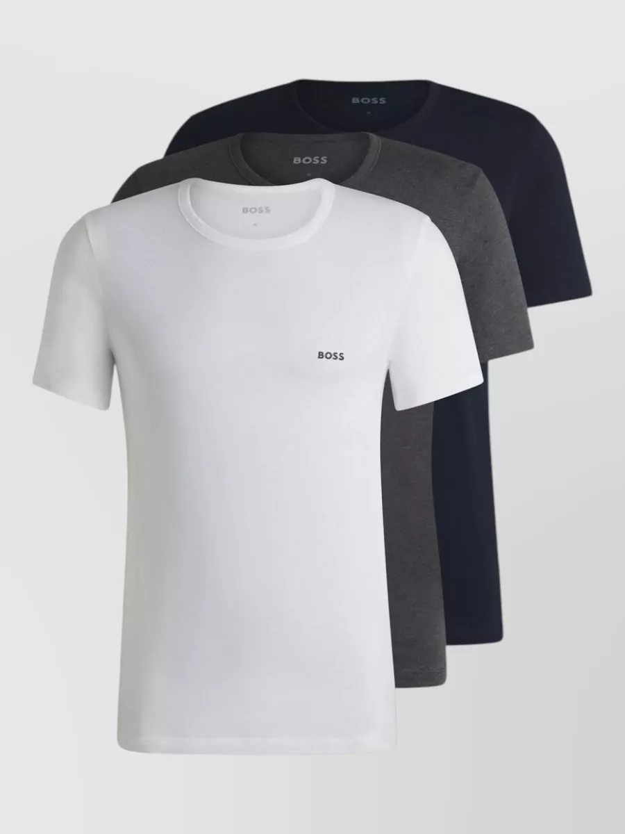 Boss cotton regular-fit t-shirt 3-pack