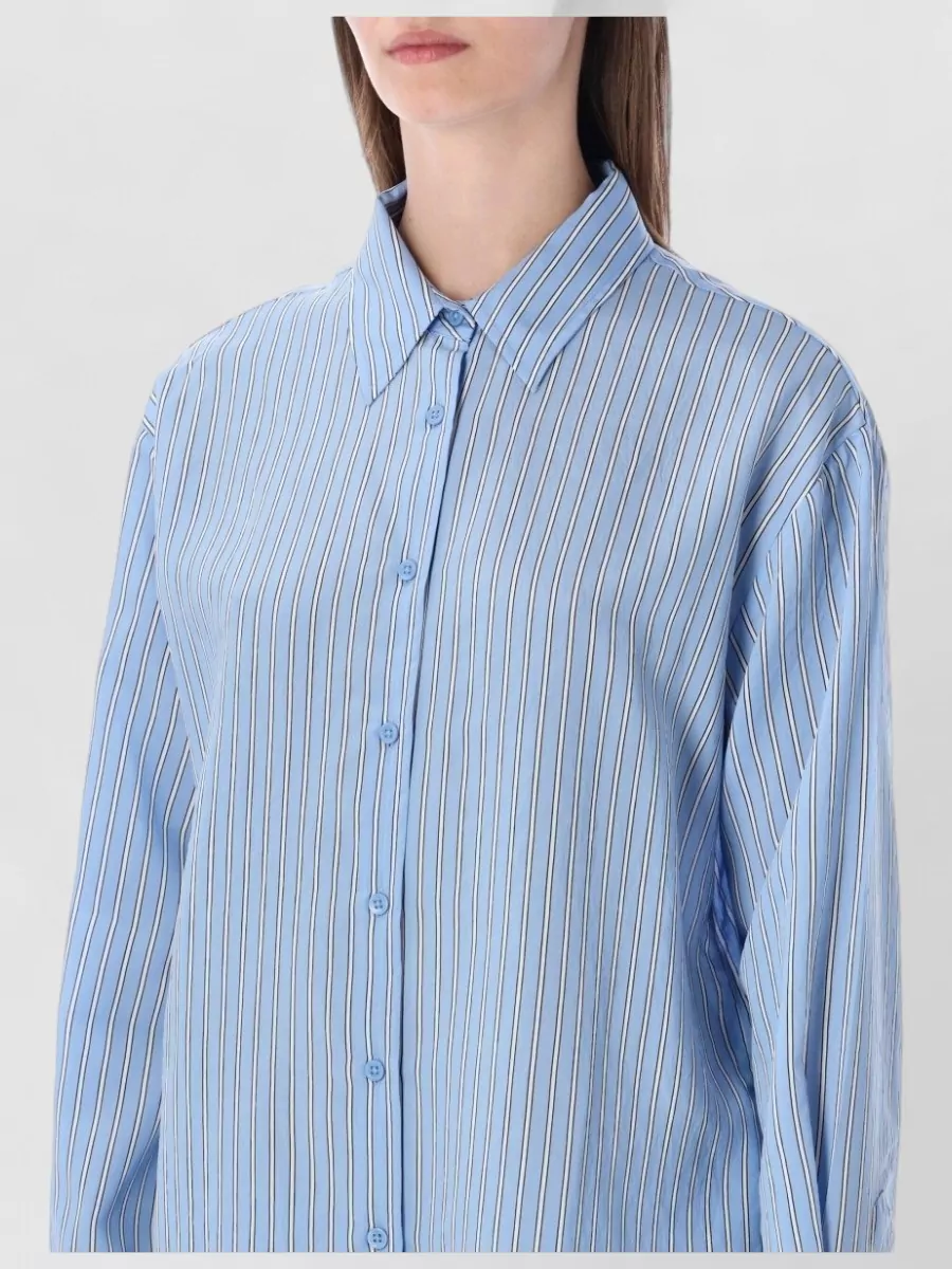 The Frankie Shop Striped Long-Sleeve Shirt