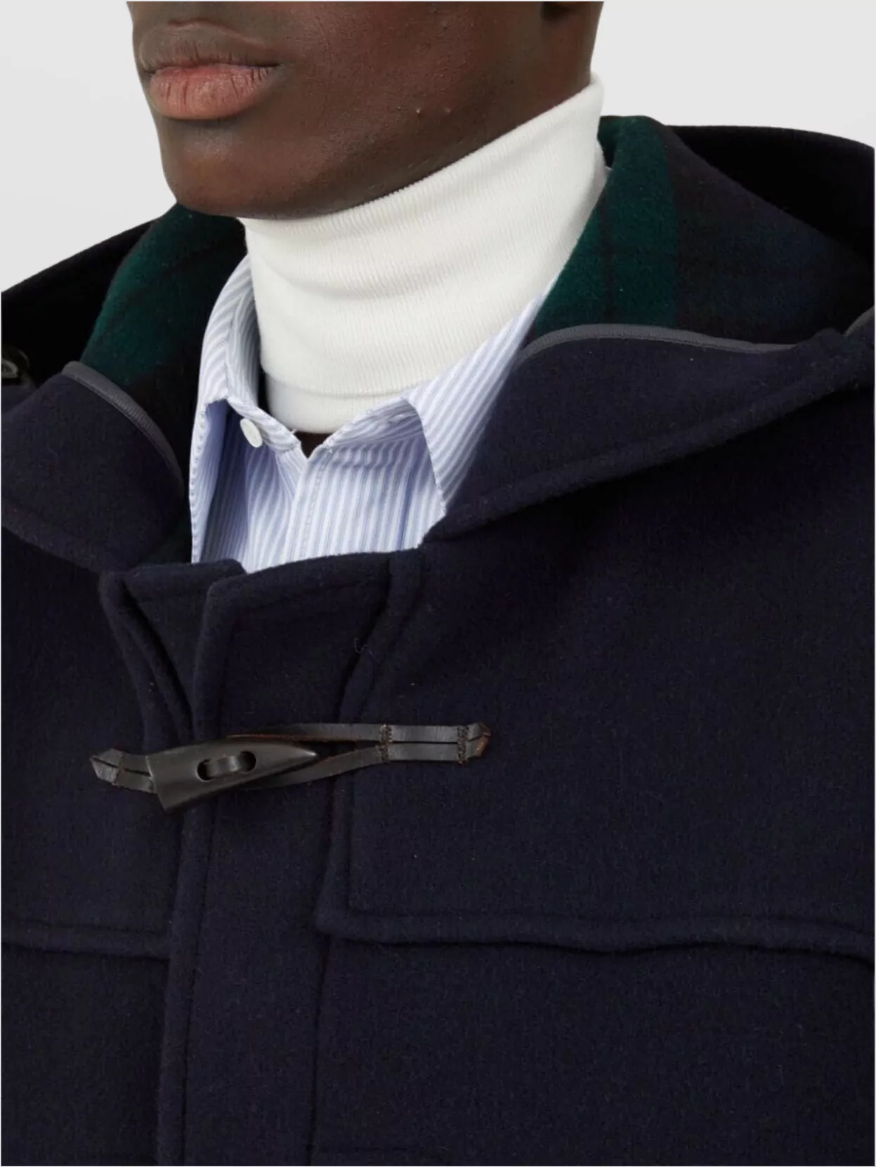 Maison Margiela Coat With Epaulettes And Hood