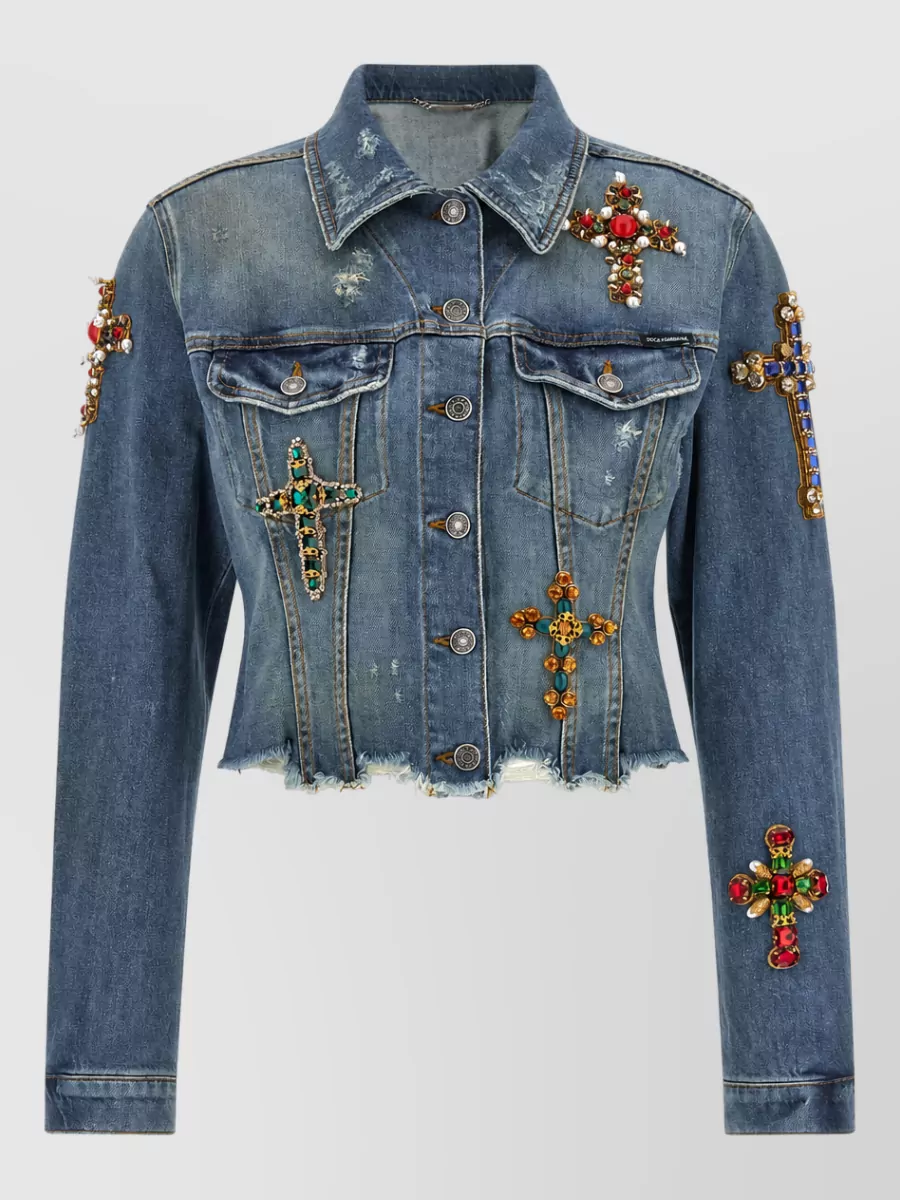 Dolce&Gabbana embellished denim jacket