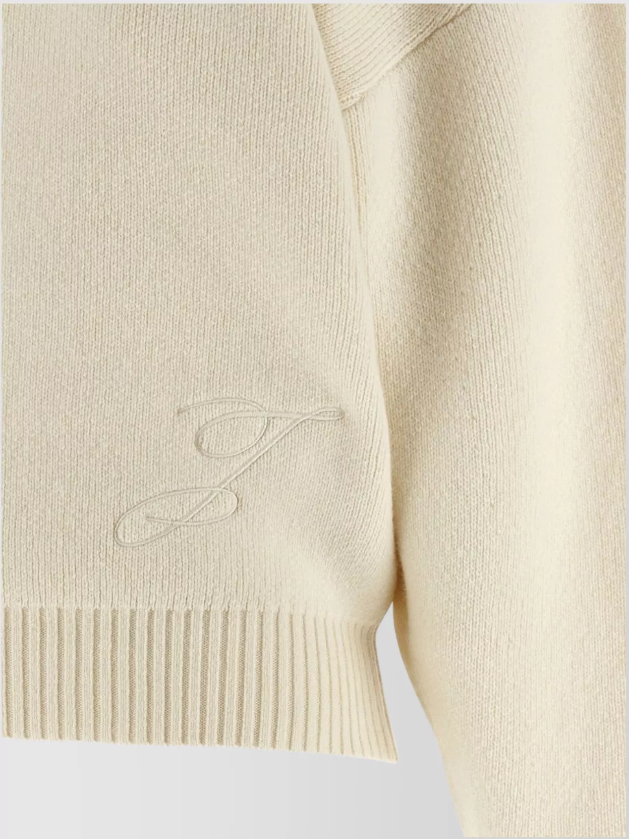 Jacquemus Cozy Turtleneck Sweater Dropped Shoulders