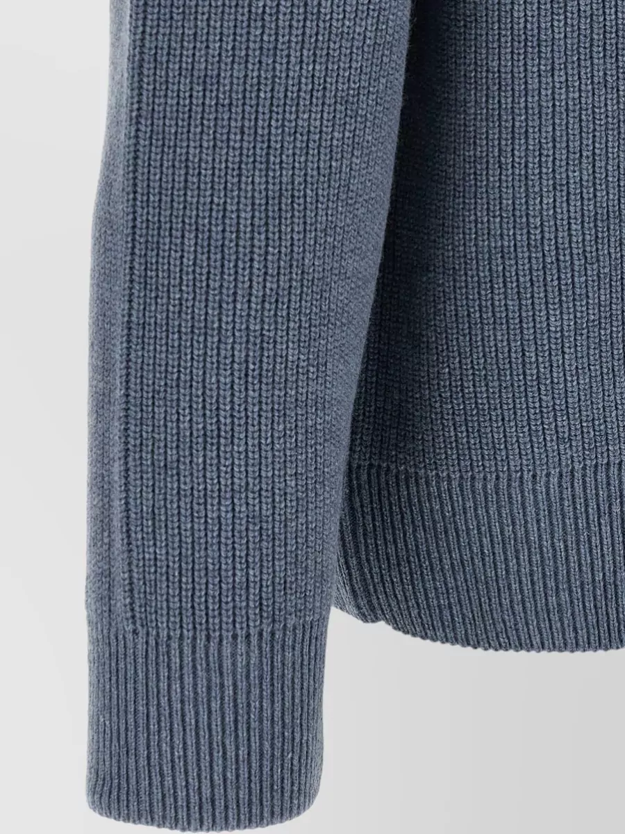 Jw Anderson Ribbed Half-Zip Jumper