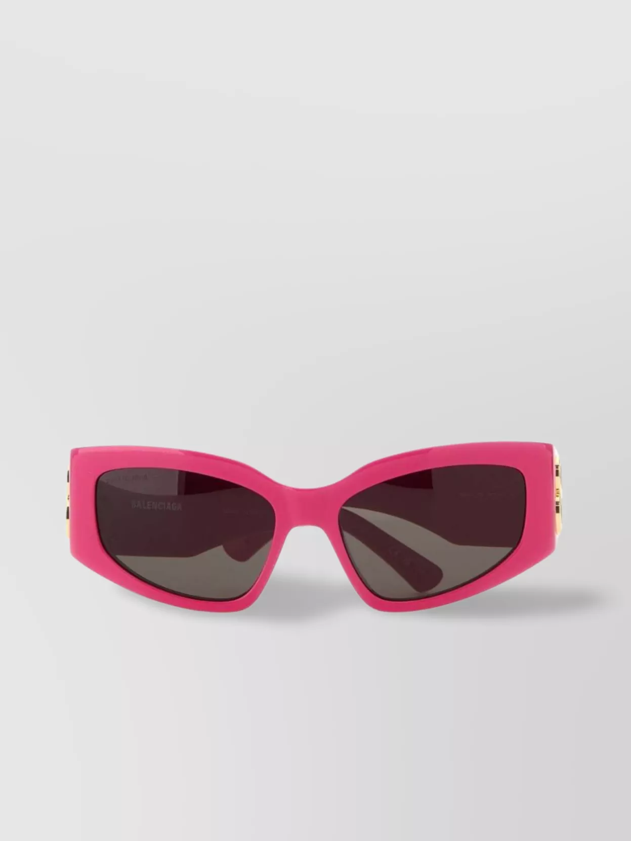 Shop Balenciaga Rectangular Bossy Cat Sunglasses