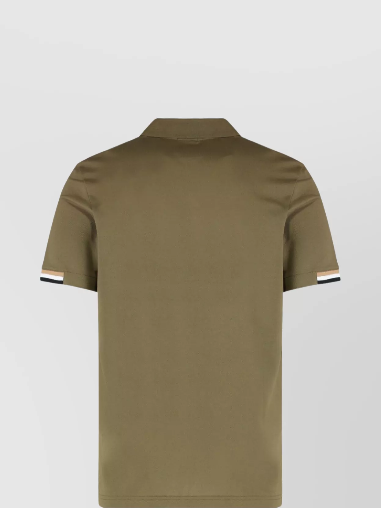 Boss Short Sleeve Polo Shirt With Ribbed Cuffs