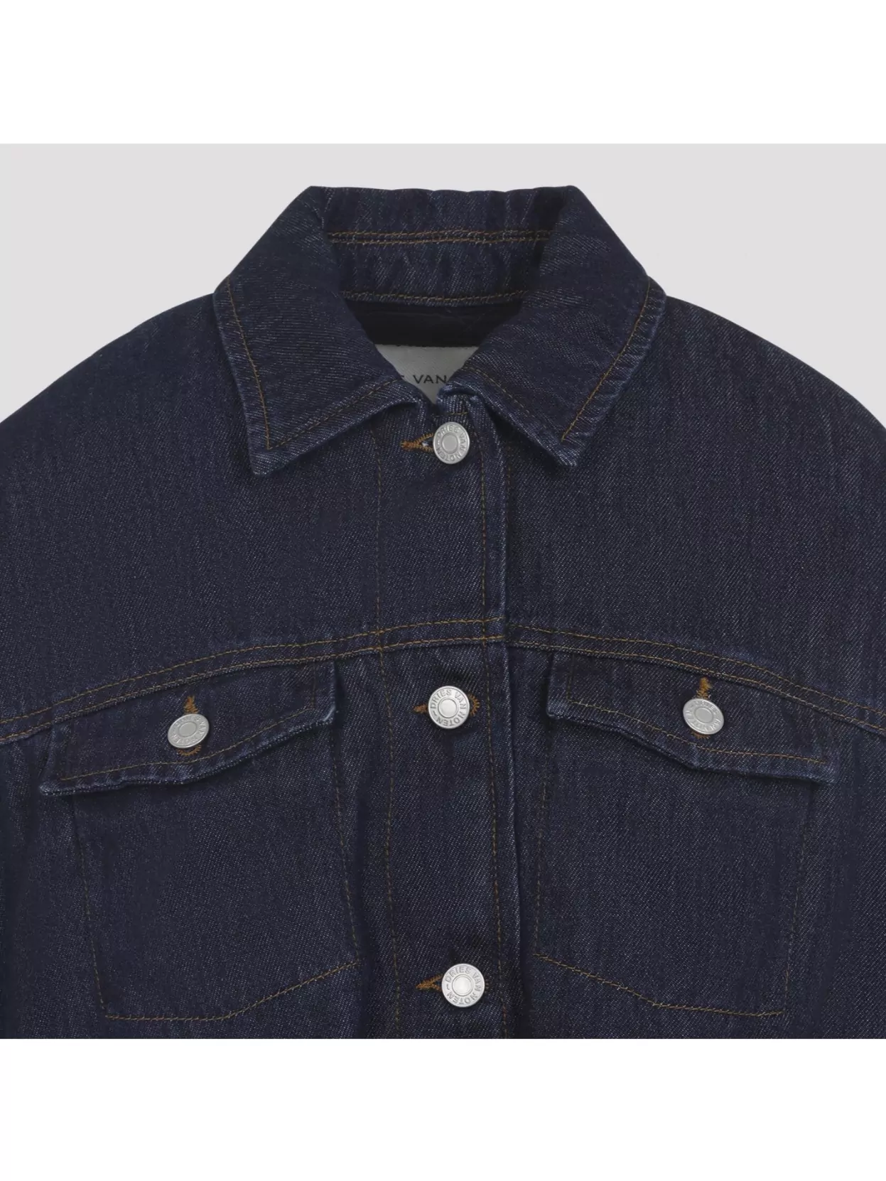 Dries Van Noten Long Sleeve Collared Jacket Pockets
