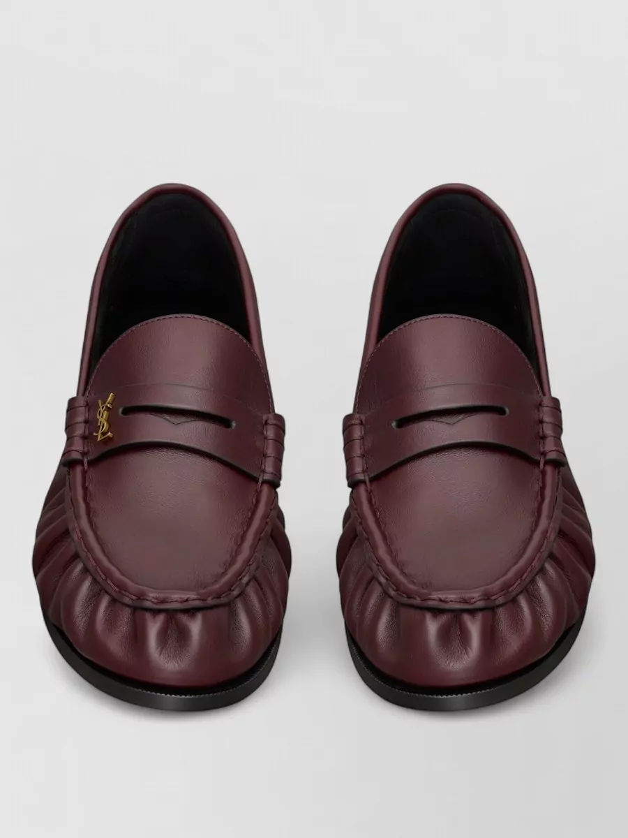 Saint Laurent leather loafers