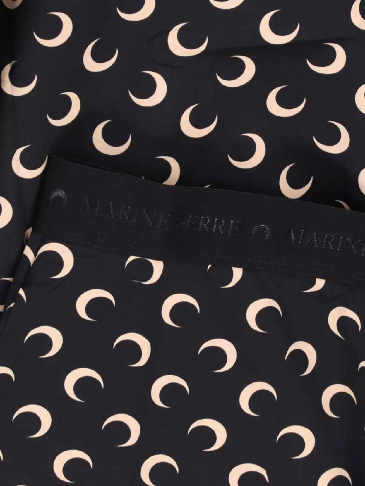 Marine Serre Midi Skirt With All-over Print And Elastic Waistband