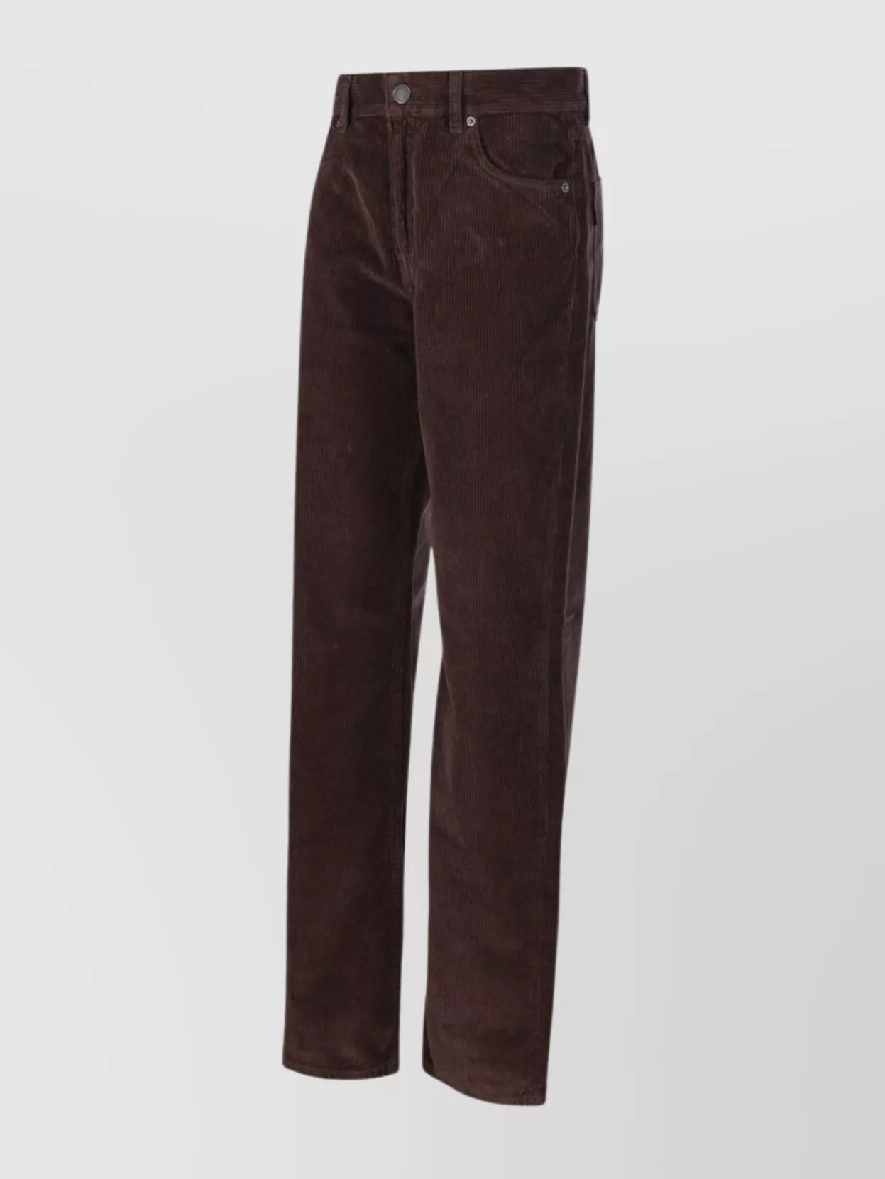 Haikure Corduroy Five-Pocket Trousers Belt Loops