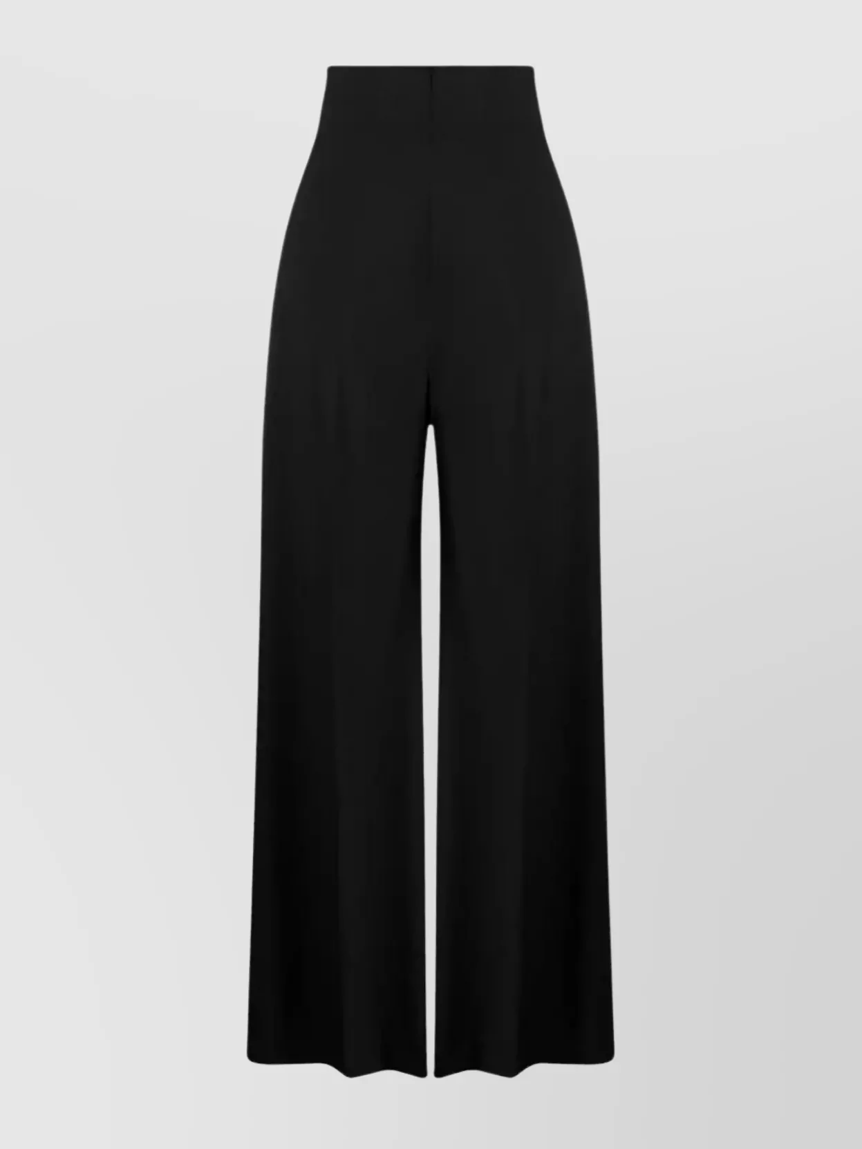 Shop Rick Owens Elevated High-waist Wide Leg Trousers In Black