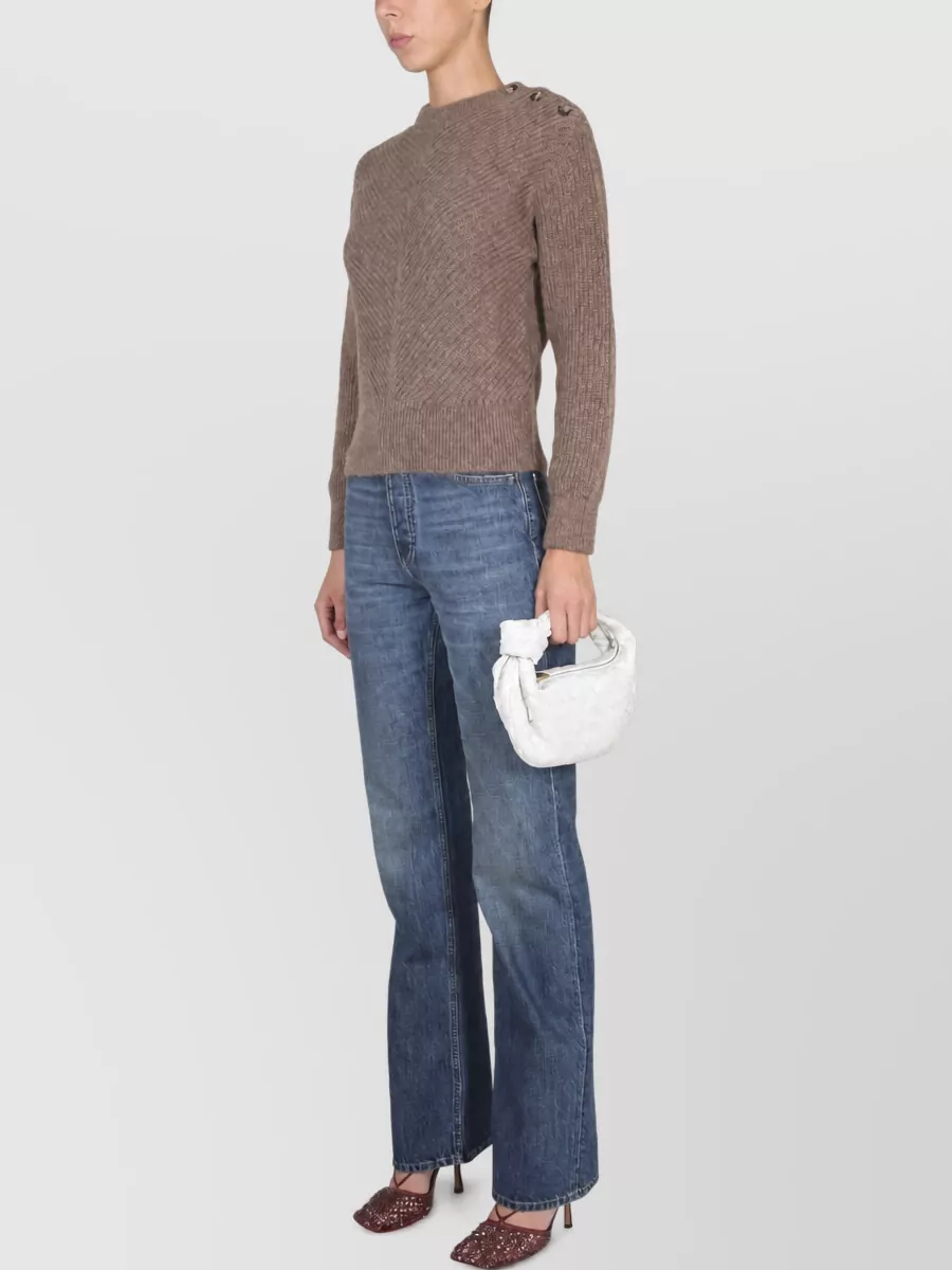 Bottega Veneta Chevron Knit Sweatshirt