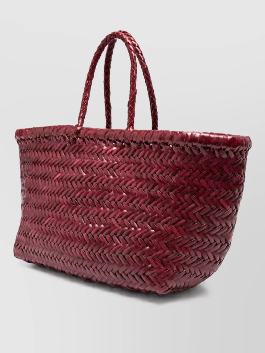 Dragon Diffusion Bamboo Triple Jump Small Silk Nylon Basket Bag