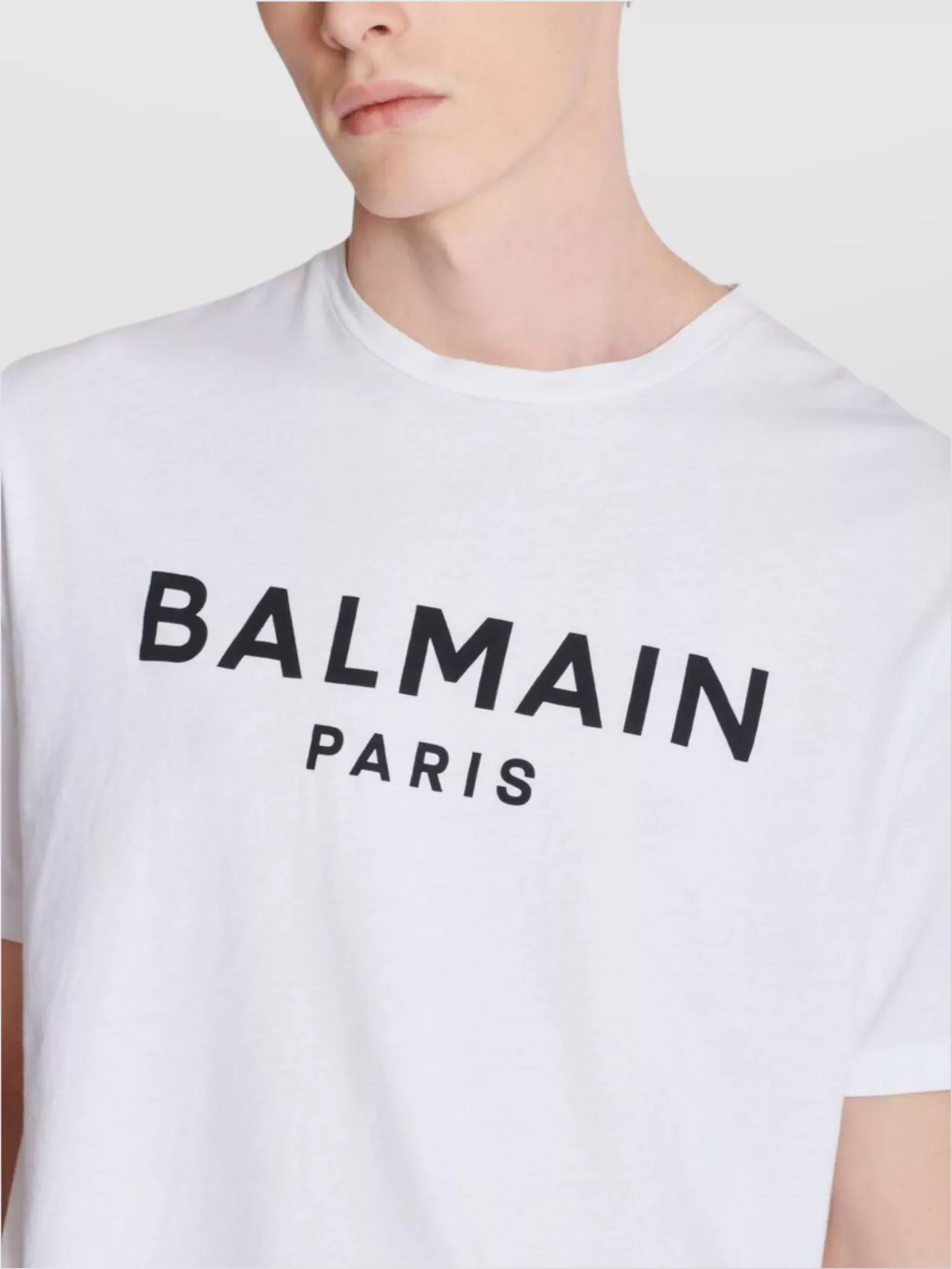 Balmain Crew Neck T-Shirt Short Sleeves