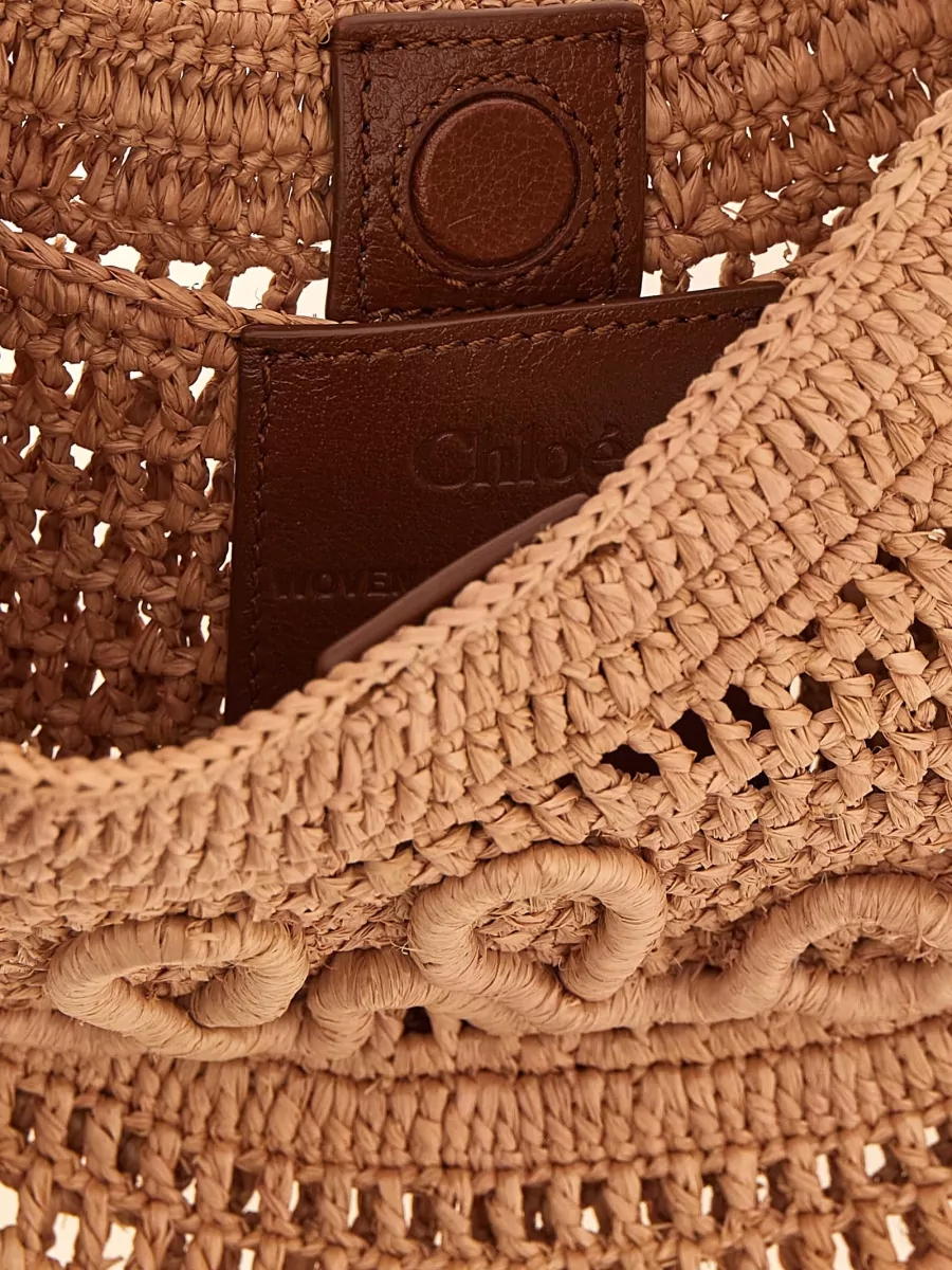 Chloé Mini Raffia Shoulder Bag
