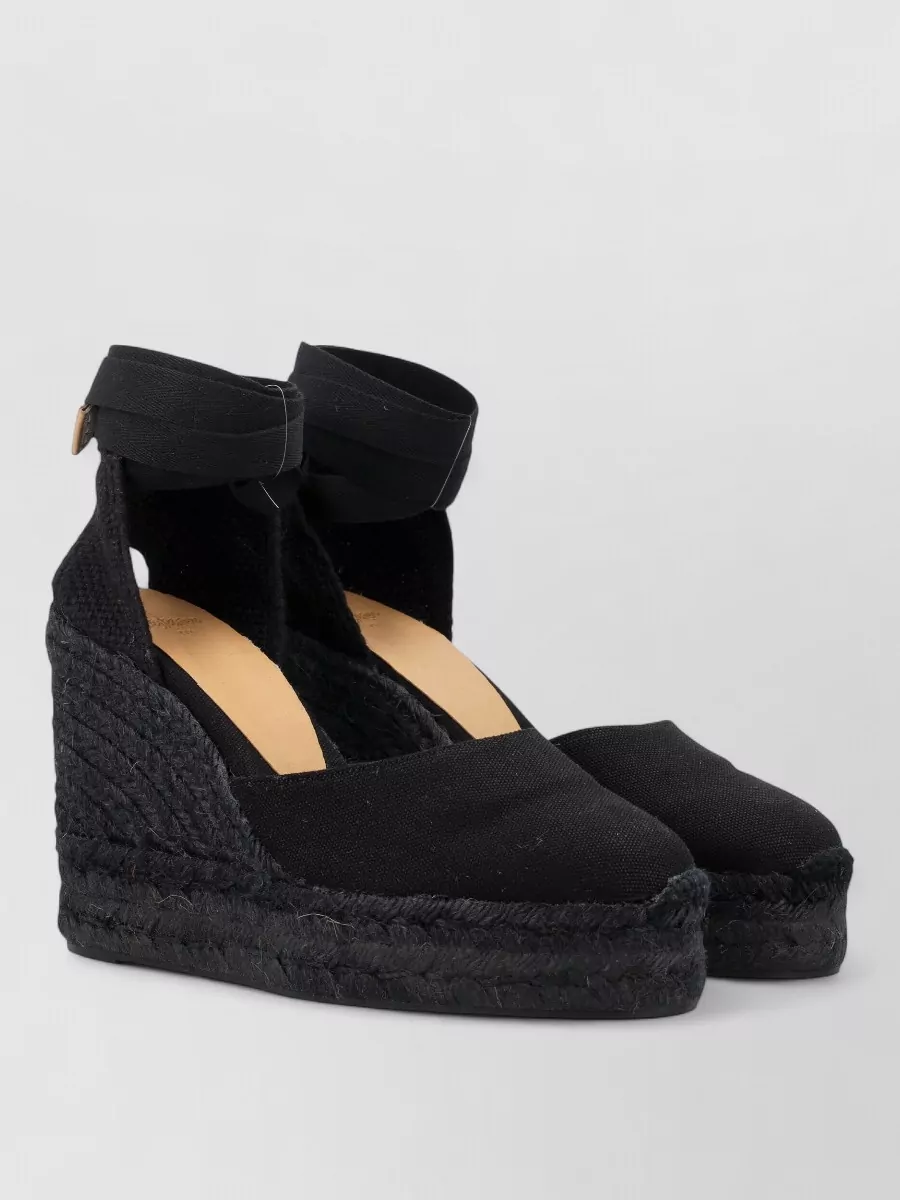 Castaner Cotton Wedge Espadrilles
