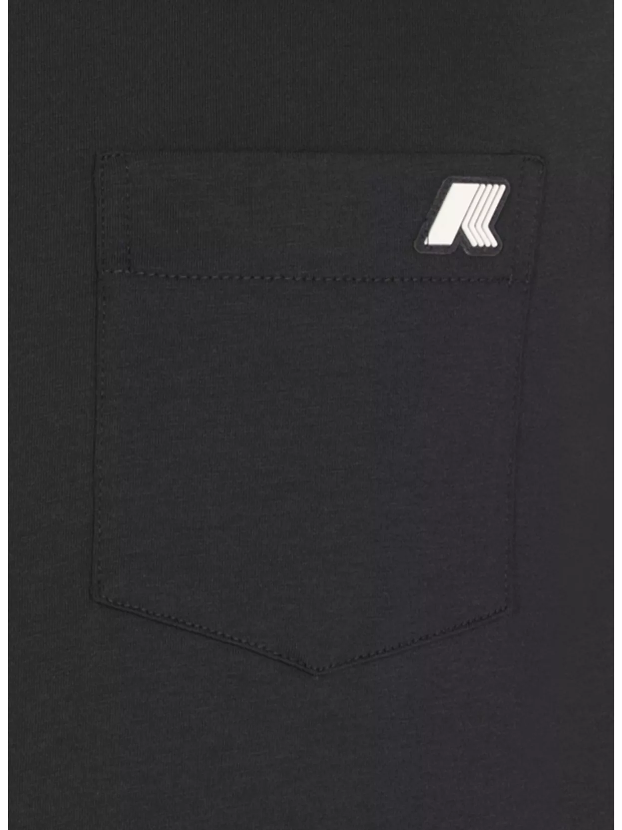 K-Way Crewneck T-Shirt Cotton Chest Pocket