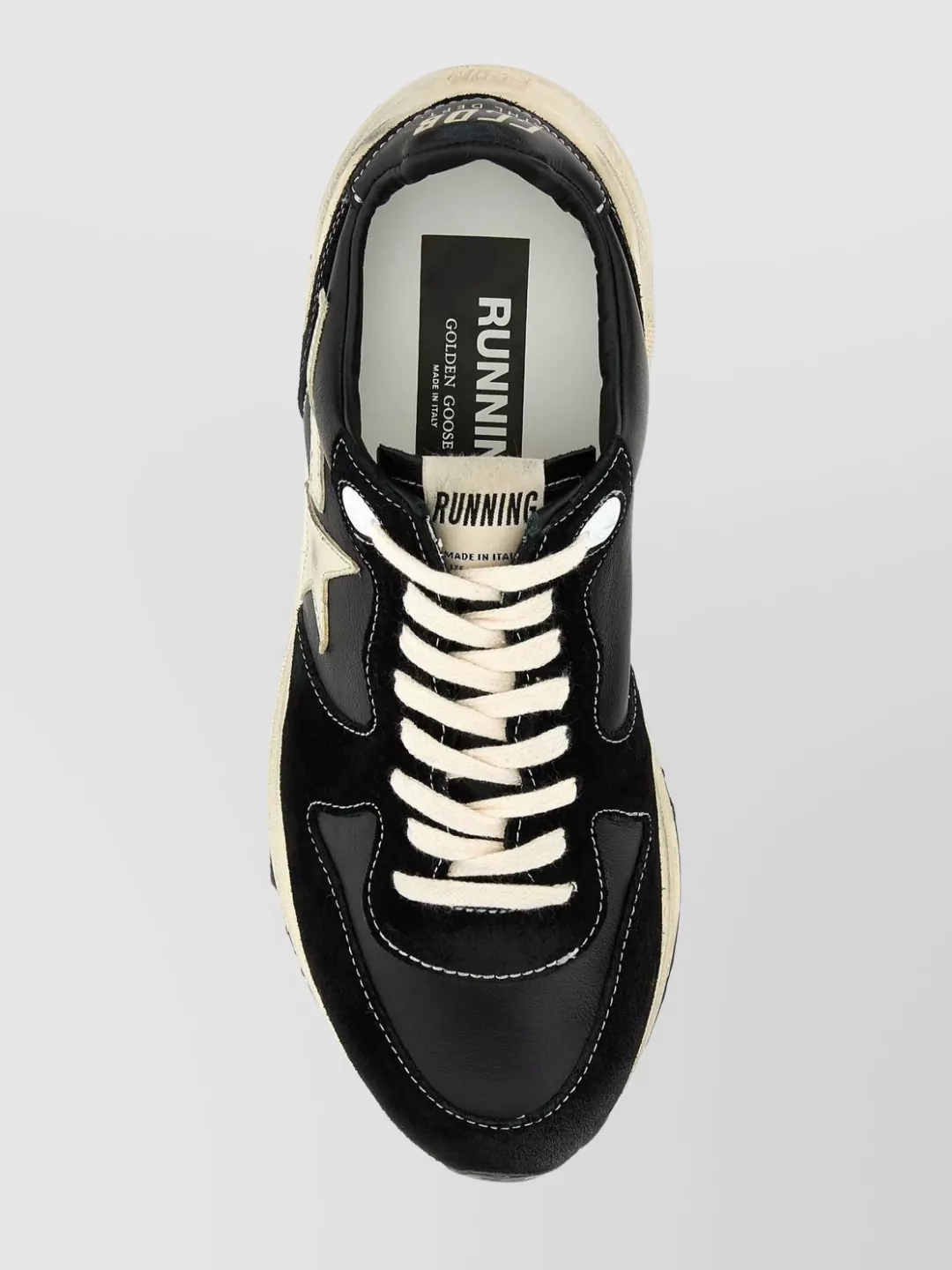 Golden Goose Leather Panelled Low-Top Sneakers