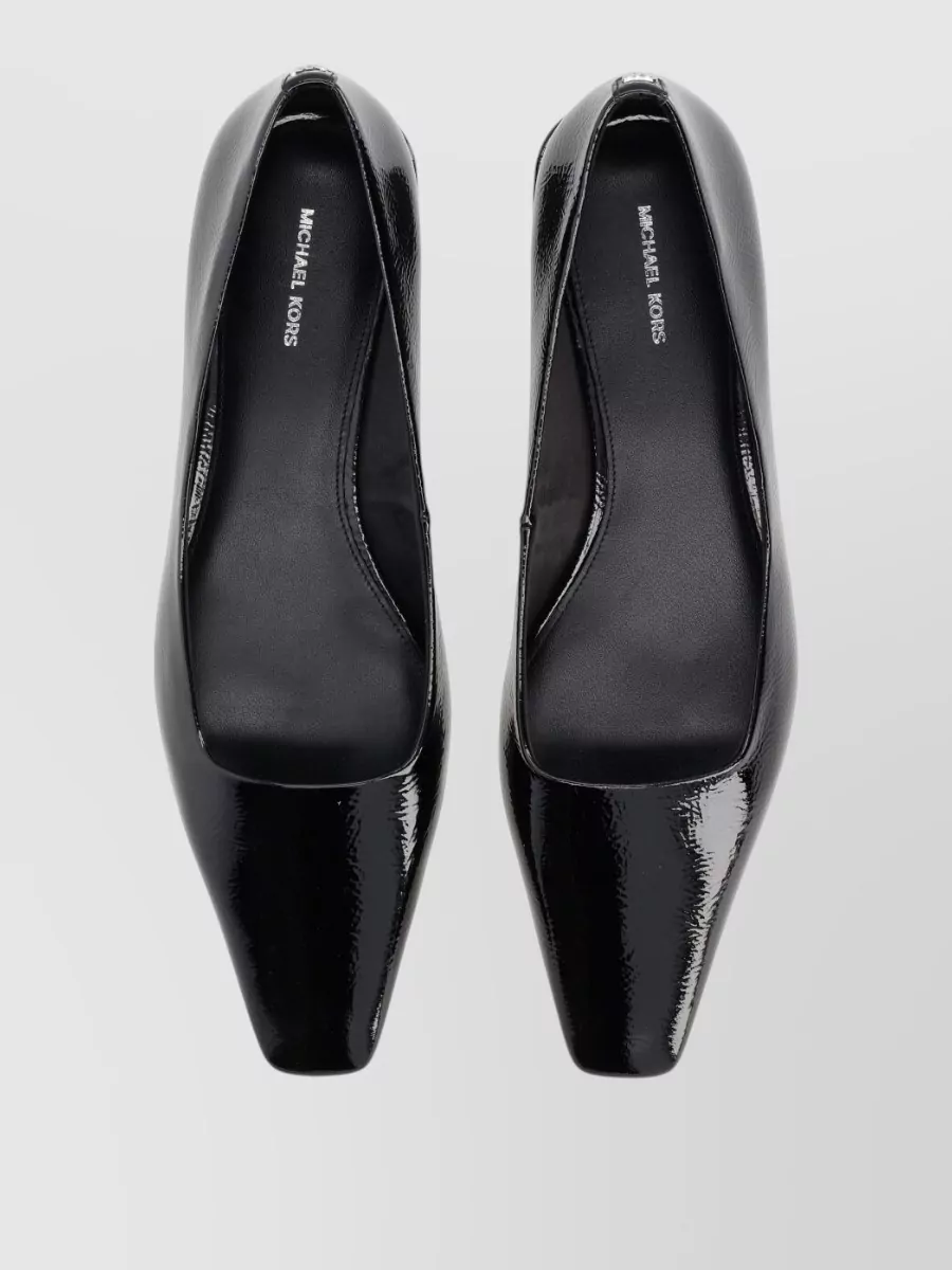 Michael Kors Ballerina Shoes Patent Finish Square Toe