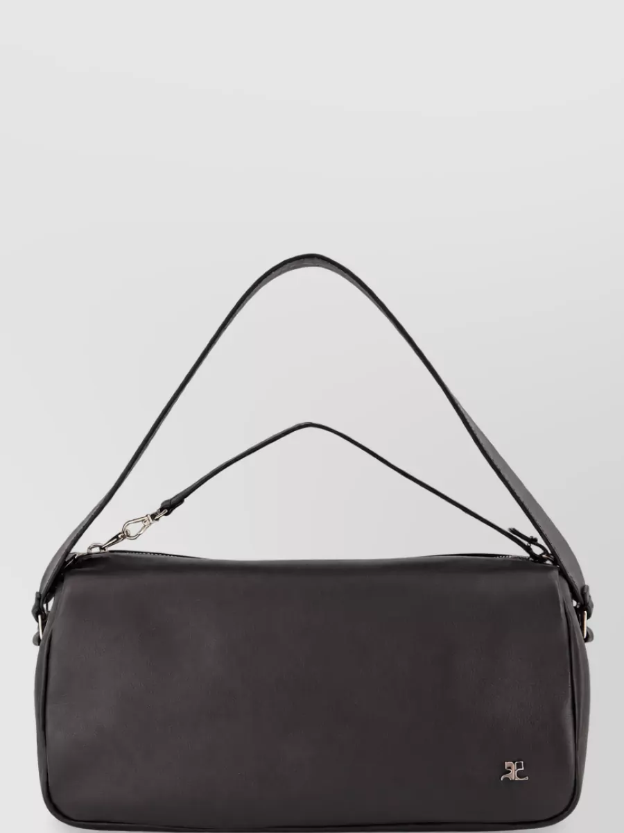 Courrèges leather clutch bag