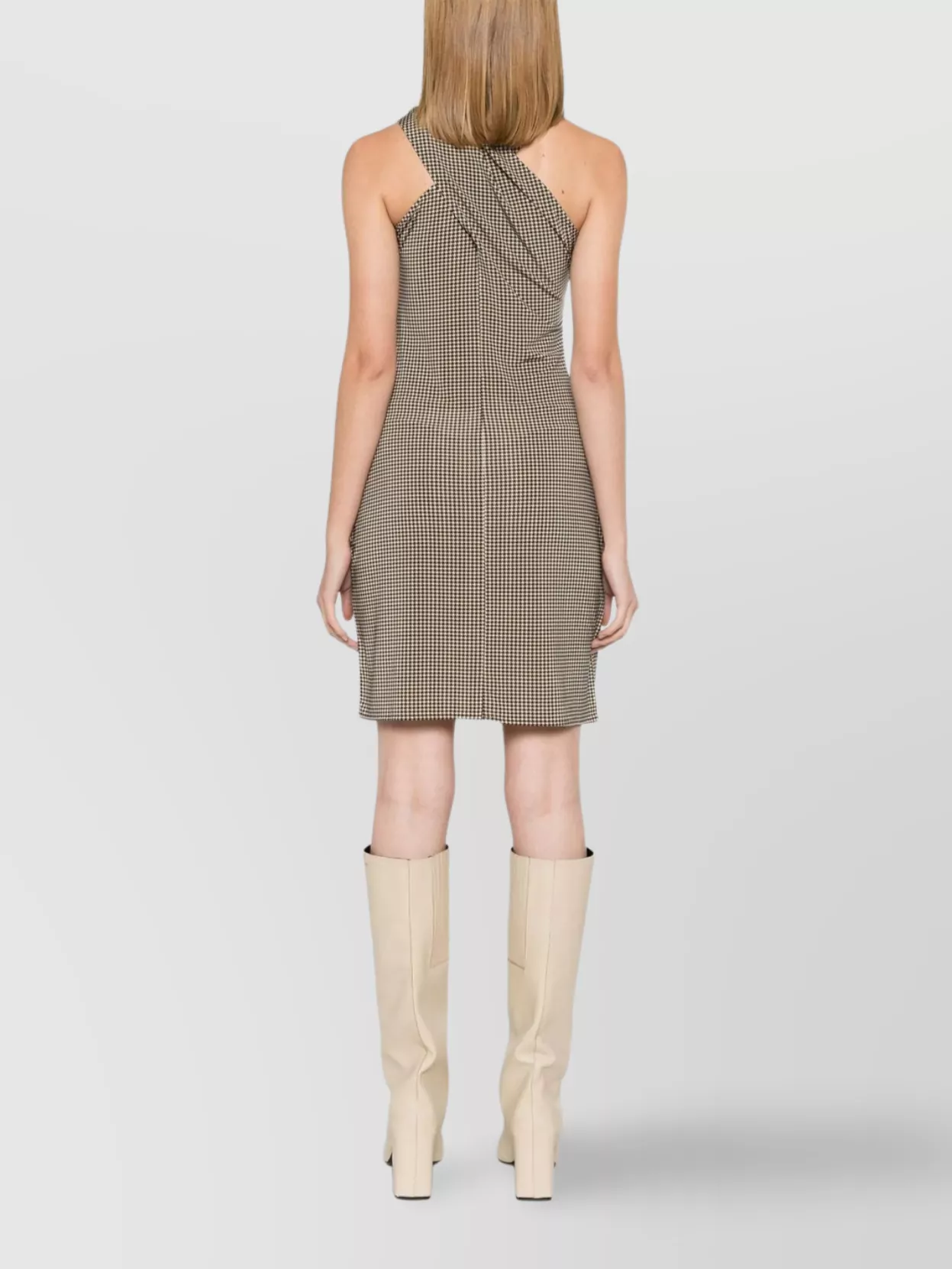 Courrèges Crossed Straps Mini Dress