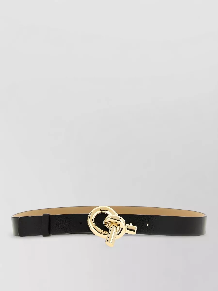 Fabiana Filippi Leather Knot Buckle Belt