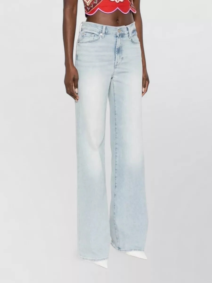 7 For All Mankind Modern Dojo Trousers Wide Leg Design