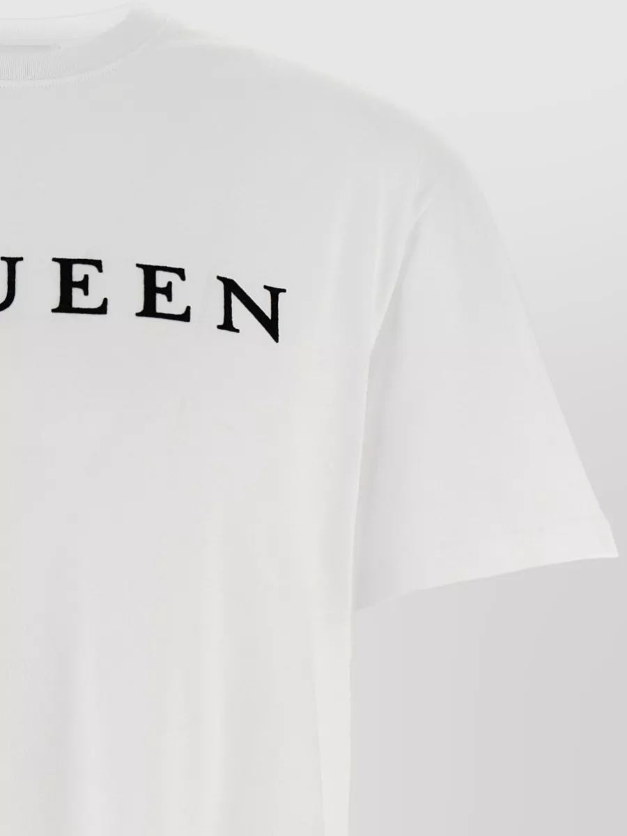 Mc Queen Cotton Regular-Fit Crew-Neck Short-Sleeve T-Shirt