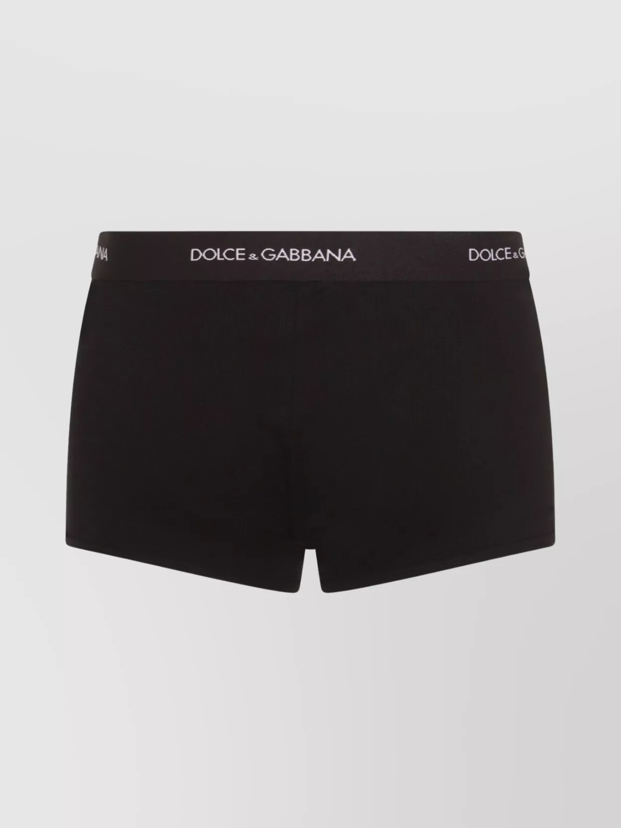 Dolce & Gabbana Elastic Waistband Underwear For Comfort In Black