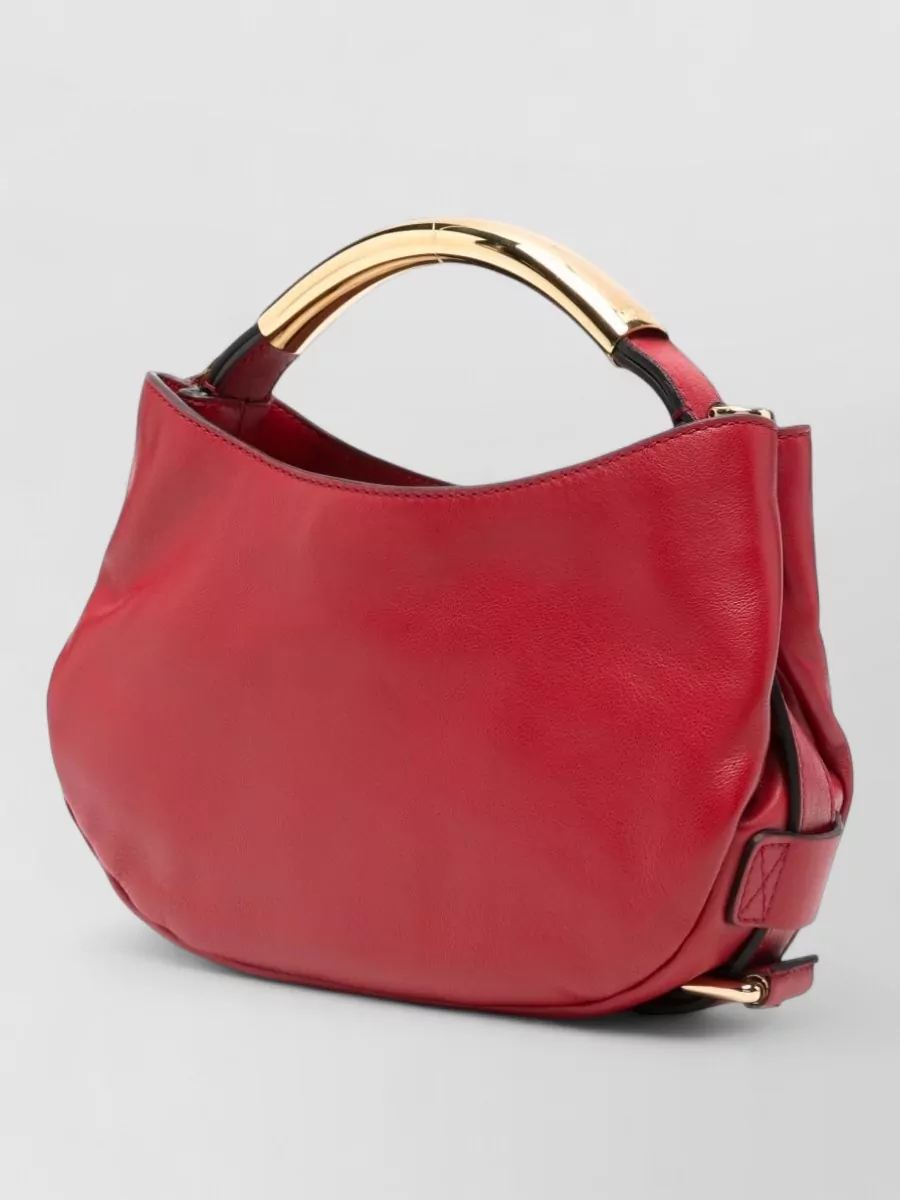 Moschino Leather Clutch Bag