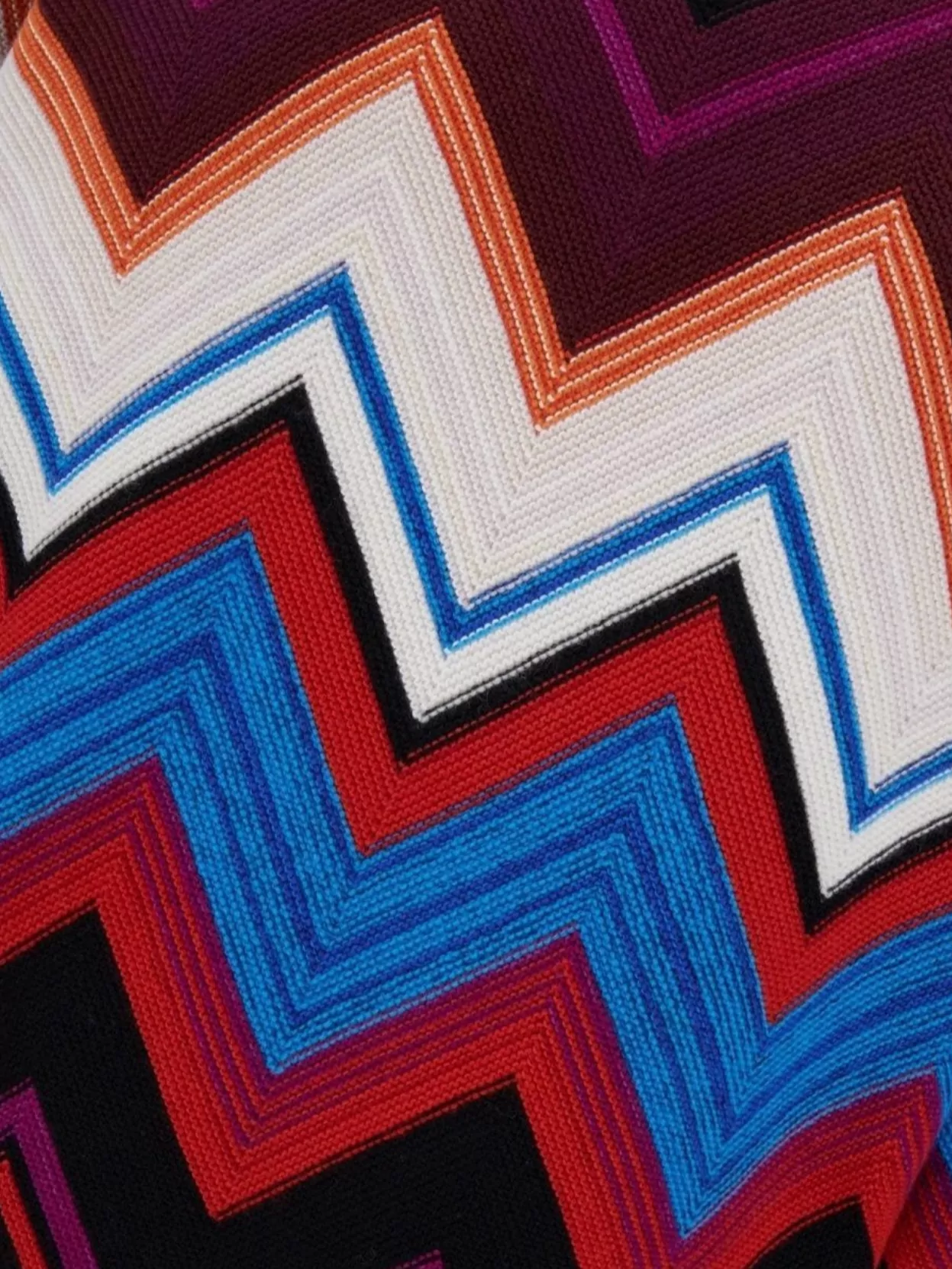 Missoni Chevron Pattern Wool Blend Sweater