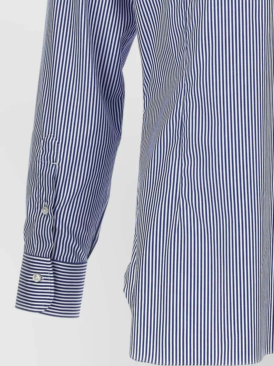 Barba Striped Journey Cotton Shirt