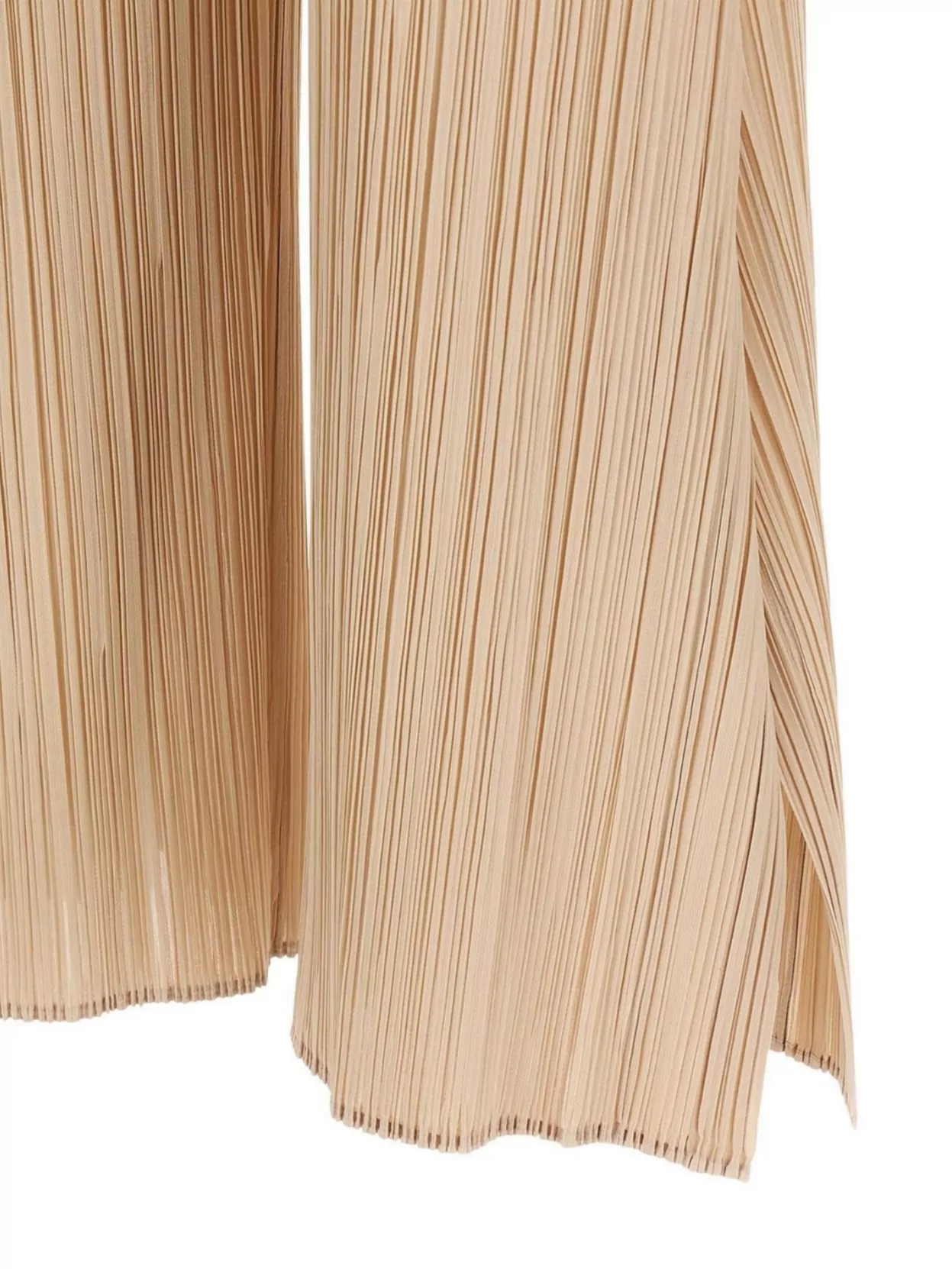 Pleats Please Issey Miyake Wide Leg Elastic Waistband Trousers