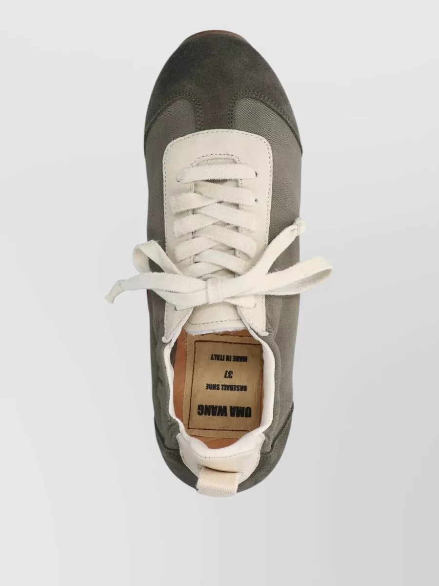 Uma Wang Leather Low-Top Sneakers