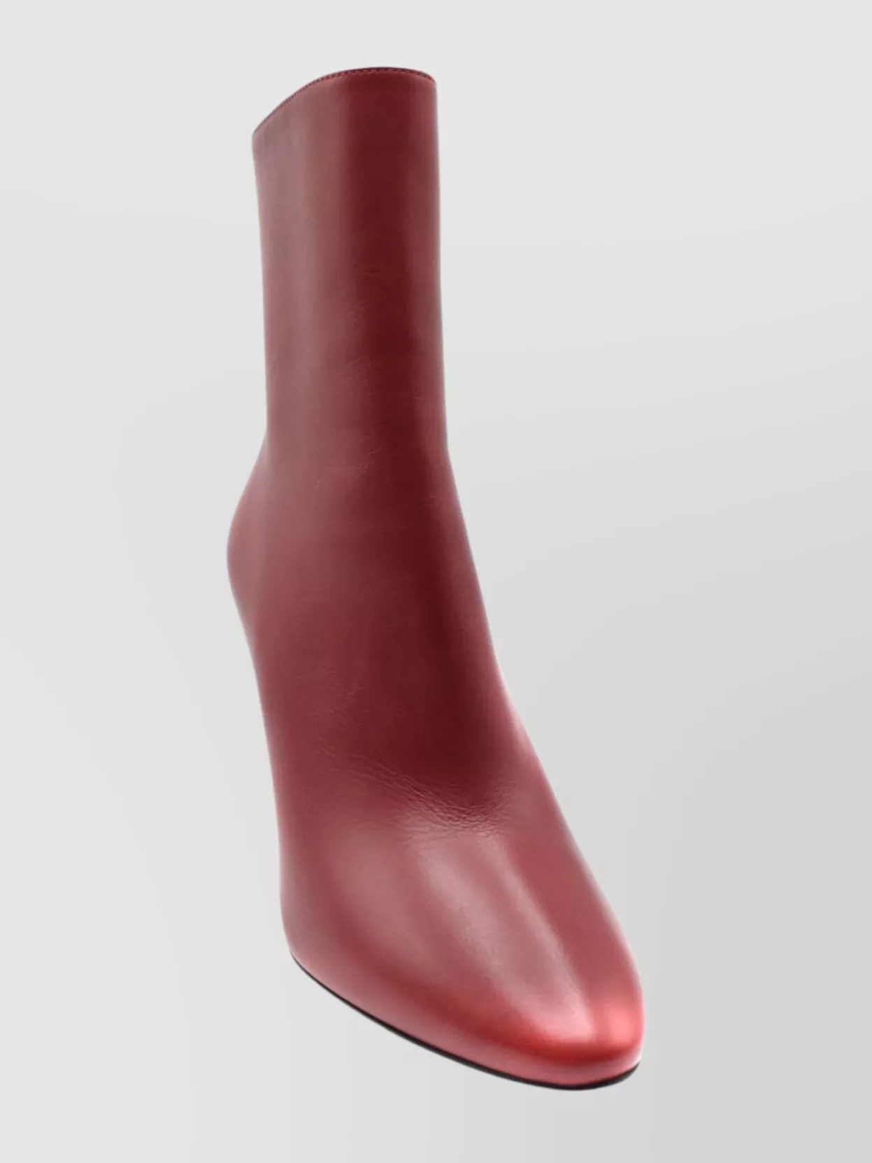 Saint Laurent Ankle Length Pointed Toe Smooth Finish Booties