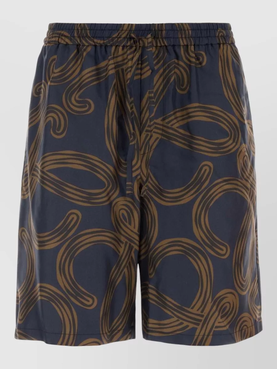 Loewe Paula's Ibiza Silk printed bermuda shorts
