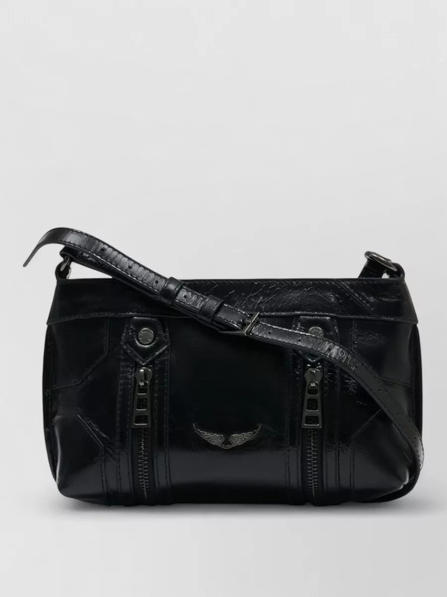 Zadig & Voltaire sunny mood vintage shoulder bag leather