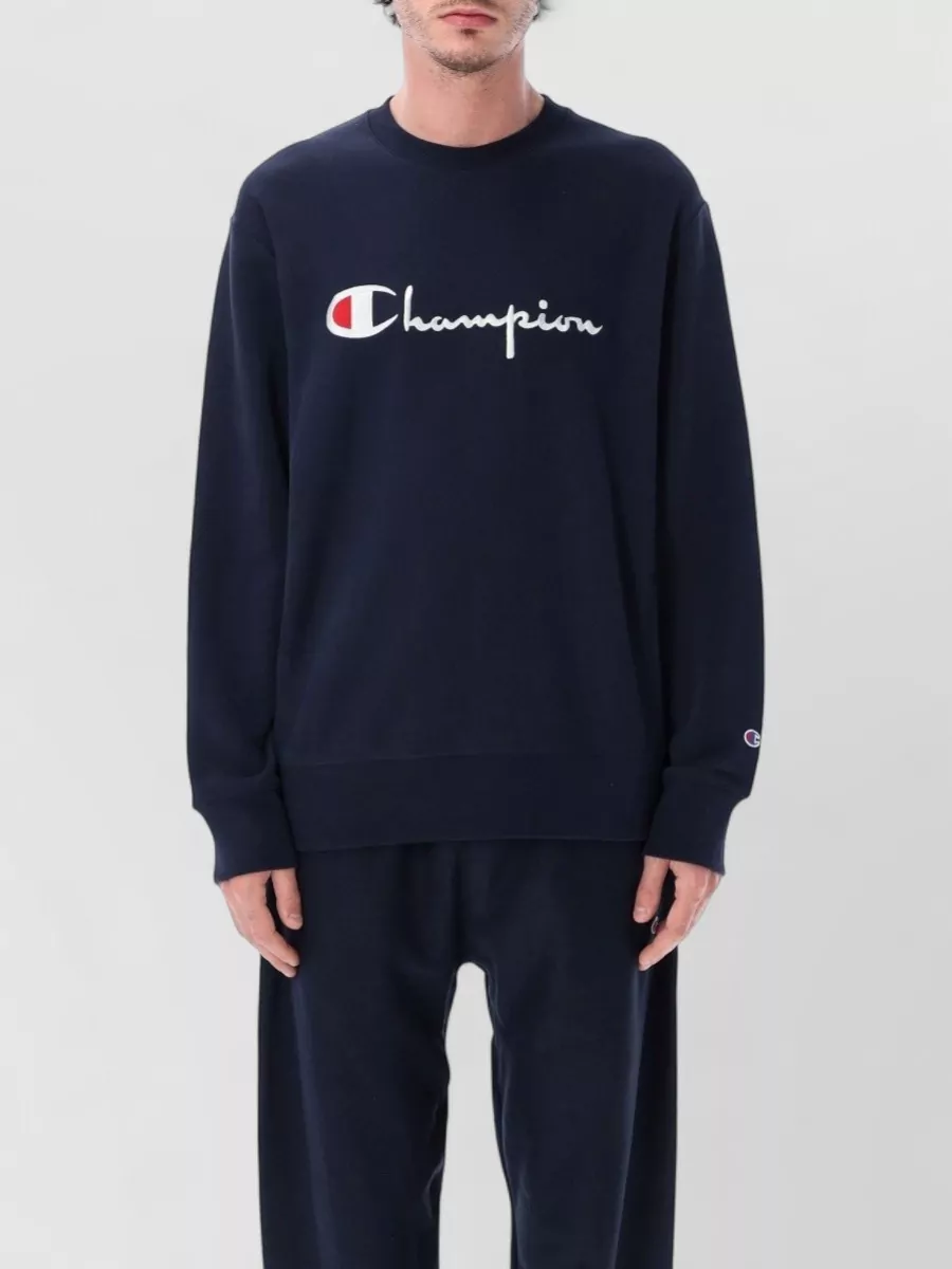 Champion logo-embroidered relaxed-fit sweatshirt